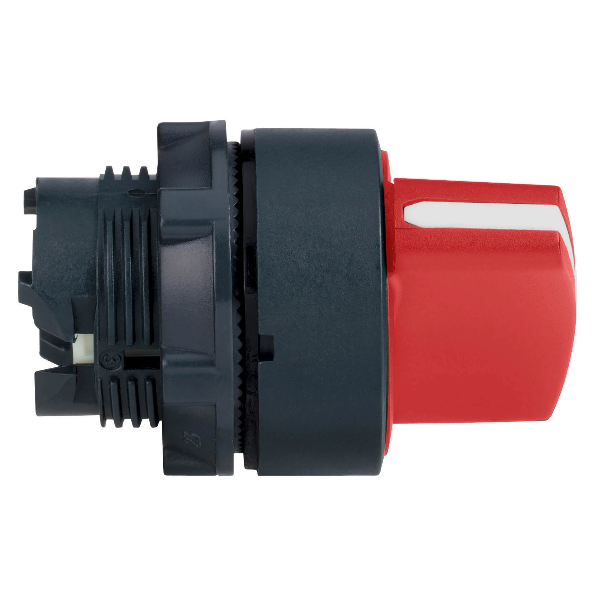 Schneider Electric ZB5AD304 Selector switch, front element, Harmony XB5, plastic, 22mm, red, 3 positions, latching (img_001)