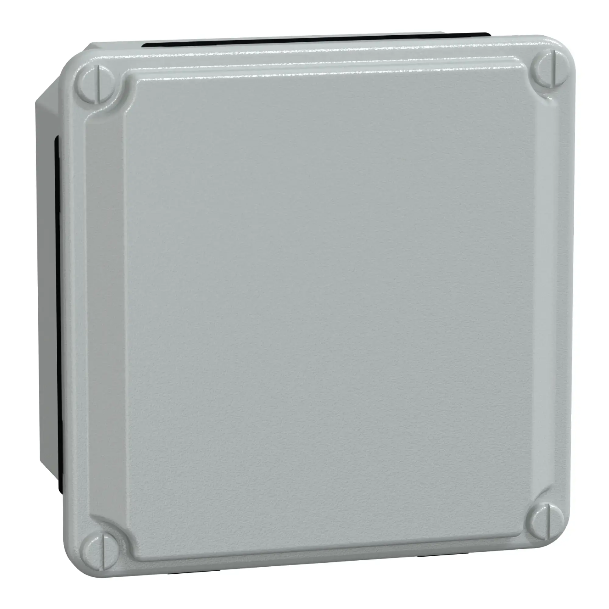 Schneider Electric NSYDBN1010 Industrial Metal Box - Low, Smooth Lid - H105xW105xD49 - IP55 - Grey RAL 7035 (img_002) Schneider Electric NSYDBN1010 Industrial Metal Box - Low, Smooth Lid - H105xW105xD49 - IP55 - Grey RAL 7035 (img_002)