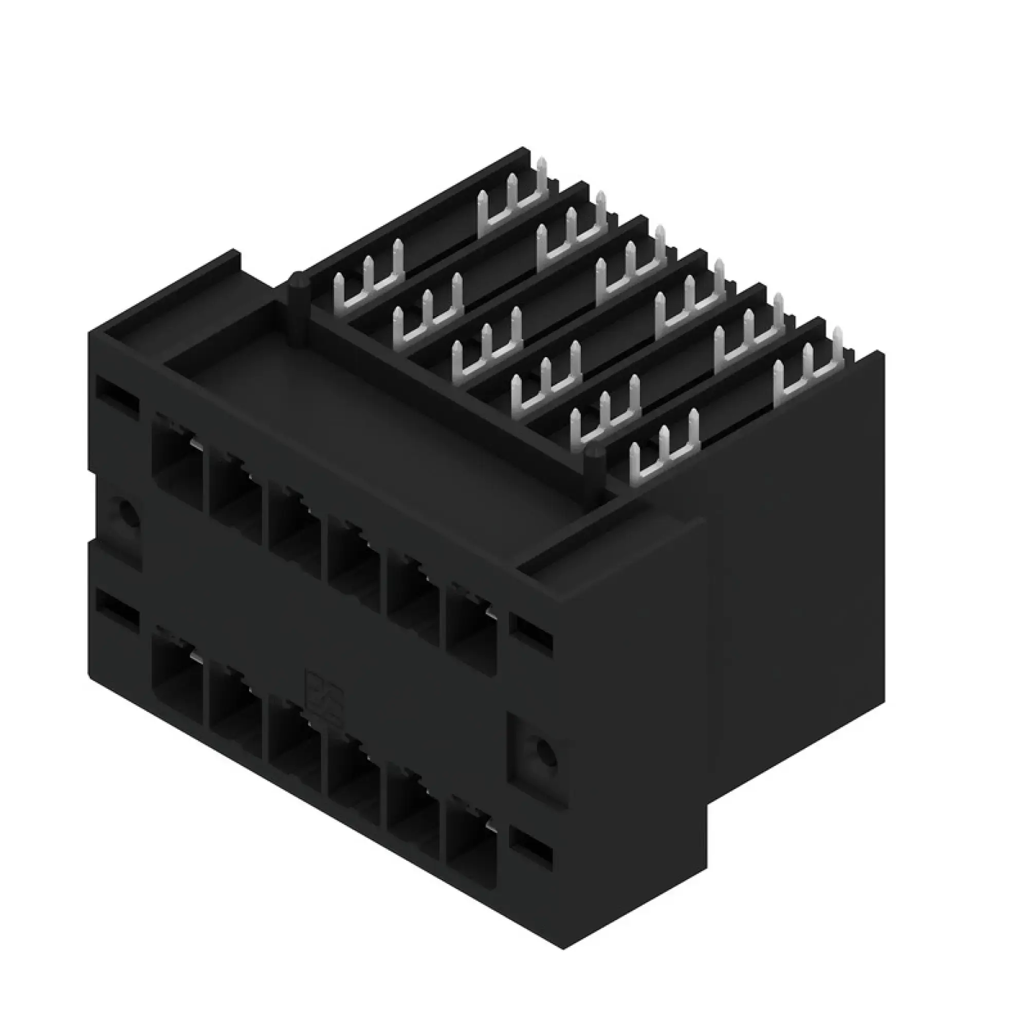 Weidmüller 1523990000 PCB connector (board connection), 630 V, 47 A, Pitch in mm: 7.62, Number of poles: 12, THT solder connection, Box (img_001)