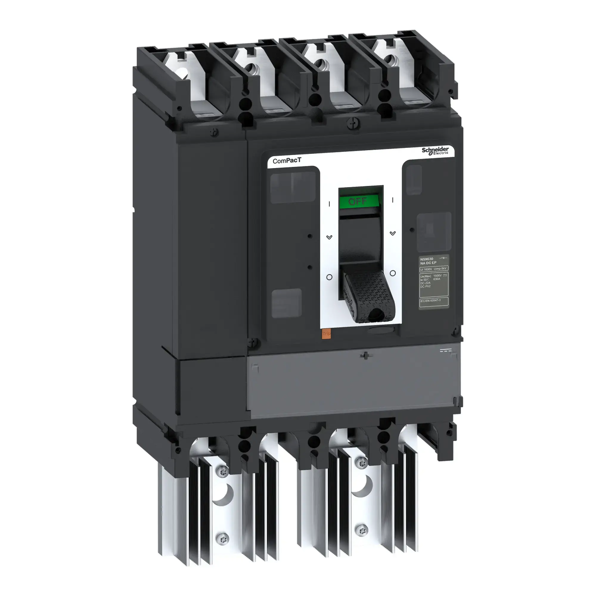 Schneider Electric C634400D3S Compact NSX630NA DC EP Load Break Switch, 4-pole, stationary, 400A, 1500V (img_002)