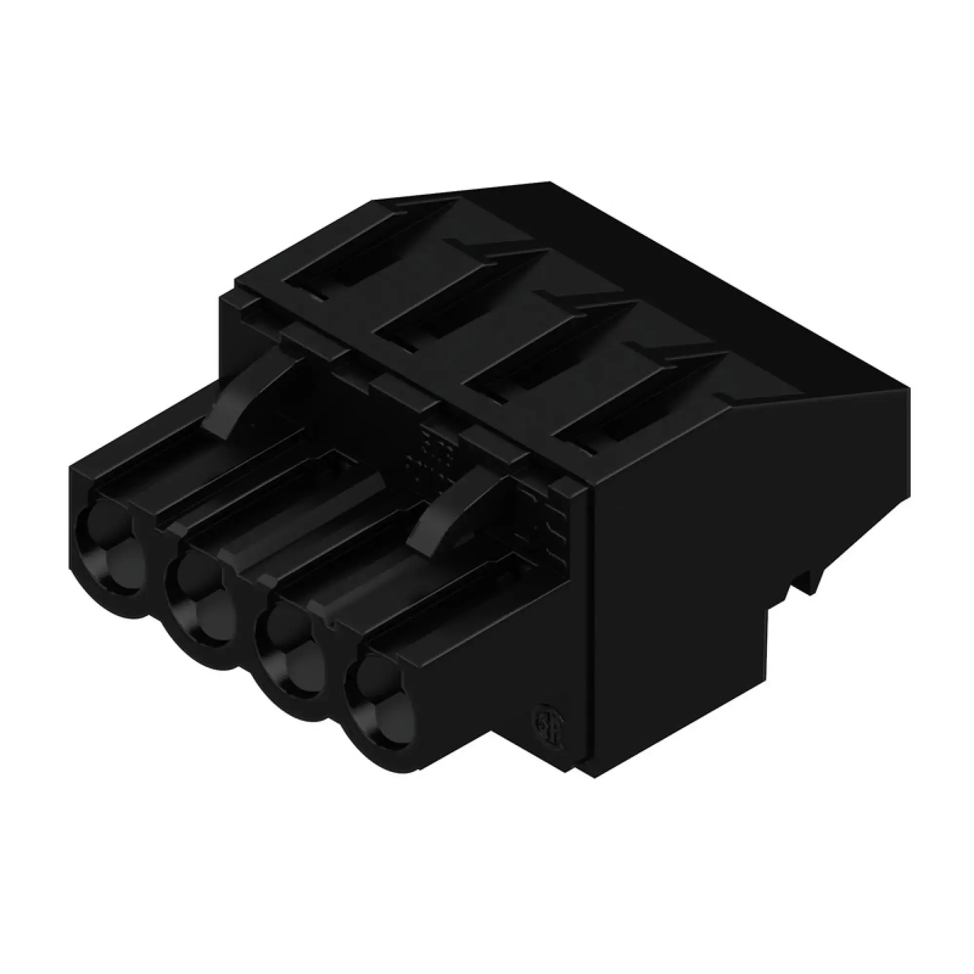 Weidmüller 1959080000 PCB connector (wire connection), 320 V, 23 A, Pitch in mm: 5.00, 4 mm², Number of poles: 4, Clamping yoke connection, Box (img_001)