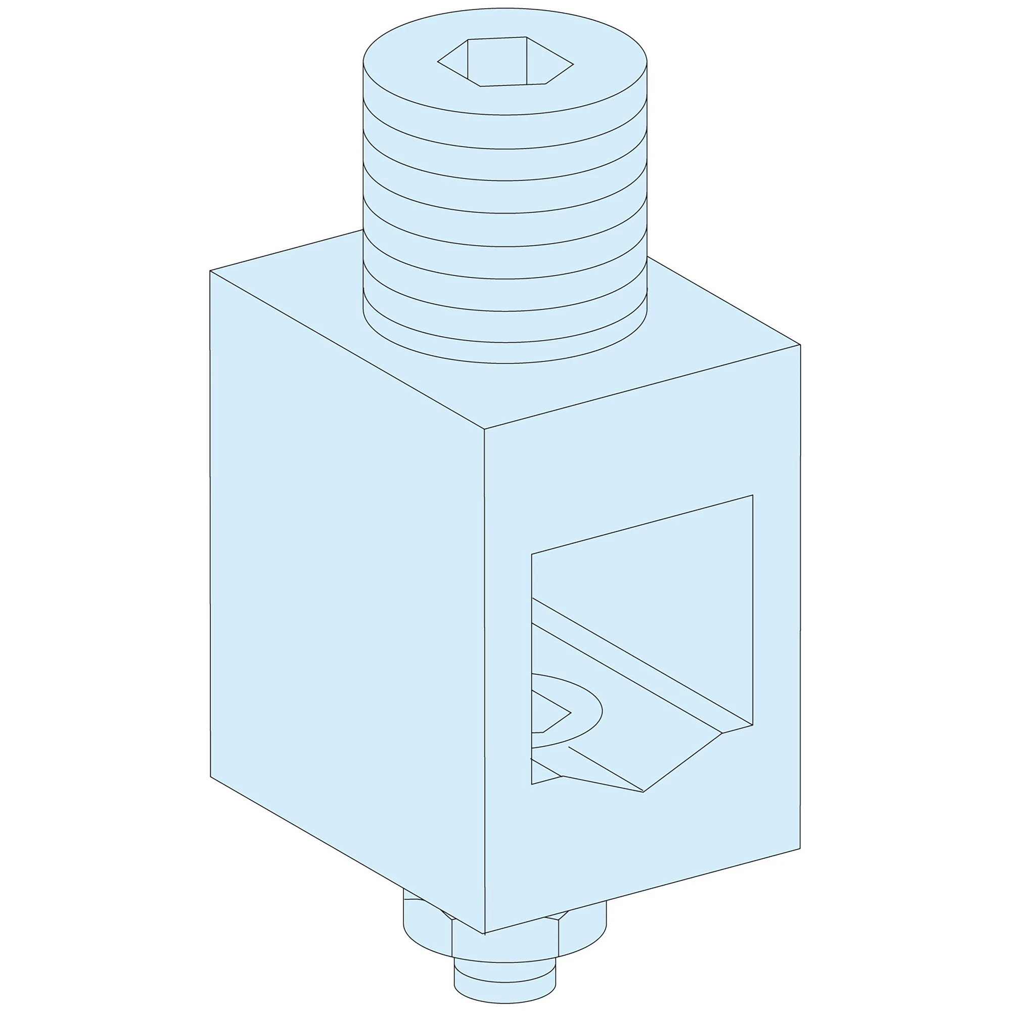 Schneider Electric LVS07051 PrismaSeT-P, Linergy BS, Connection Clamp, 160A, for Cable 70mm², (4 Pieces) (img_001) Schneider Electric LVS07051 PrismaSeT-P, Linergy BS, Connection Clamp, 160A, for Cable 70mm², (4 Pieces) (img_001)