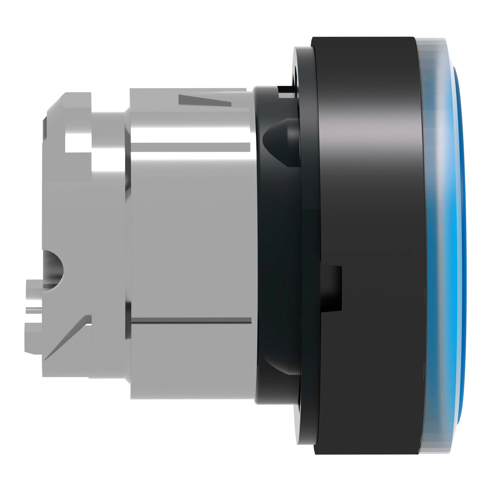 Schneider Electric ZB4BW3637 Illuminated pushbutton, front element, Harmony XB4, metal black, 22mm, blue, unlabelled, momentary, for universal LED (img_003) Schneider Electric ZB4BW3637 Illuminated pushbutton, front element, Harmony XB4, metal black, 22mm, blue, unlabelled, momentary, for universal LED (img_003)