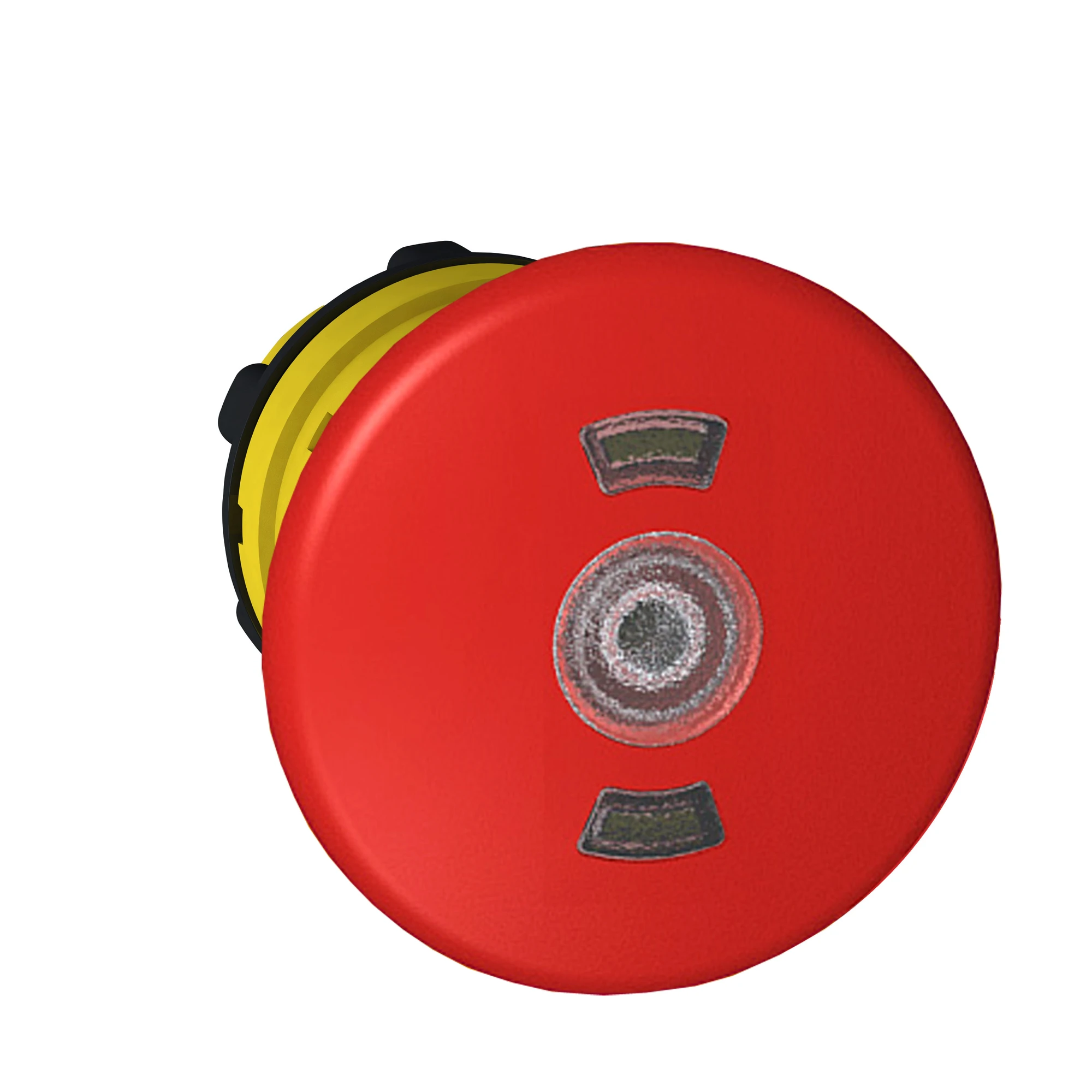 Schneider Electric ZB5AT8643M Emergency Stop/Panic Shut-Off Switch, Front Element, Harmony XB5, Plastic, 22mm, Red, Mushroom 40mm, Status Indicator, Pull Release (img_001) Schneider Electric ZB5AT8643M Emergency Stop/Panic Shut-Off Switch, Front Element, Harmony XB5, Plastic, 22mm, Red, Mushroom 40mm, Status Indicator, Pull Release (img_001)