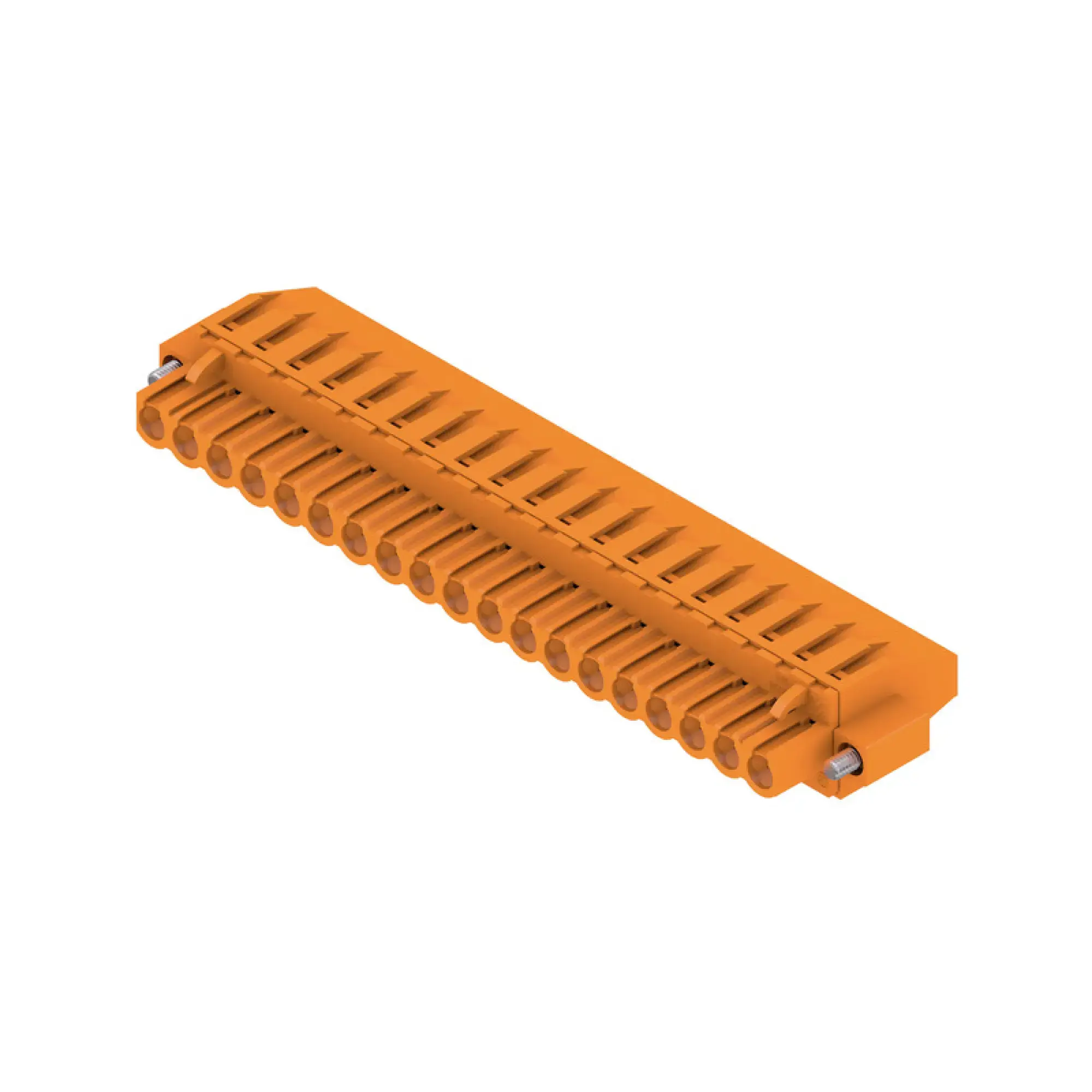 Weidmüller 1950480000 PCB connector (wire connection), 320 V, 23 A, Pitch in mm: 5.08, 4 mm², Number of poles: 19, Clamping yoke connection, Box (img_001)