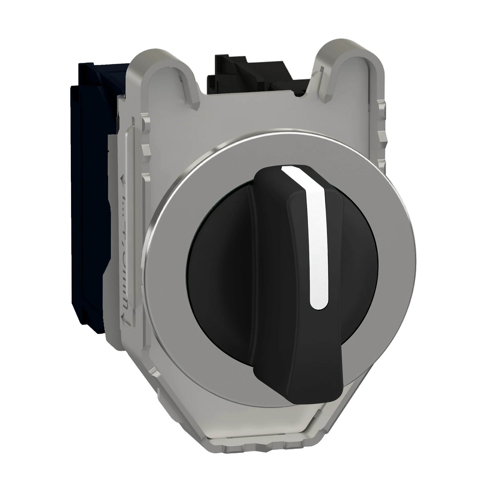 Schneider Electric XB4FD53 Selector switch, Harmony XB4F, metal, 30mm, black, 3 positions, center locking, left right momentary, 2S (img_001)