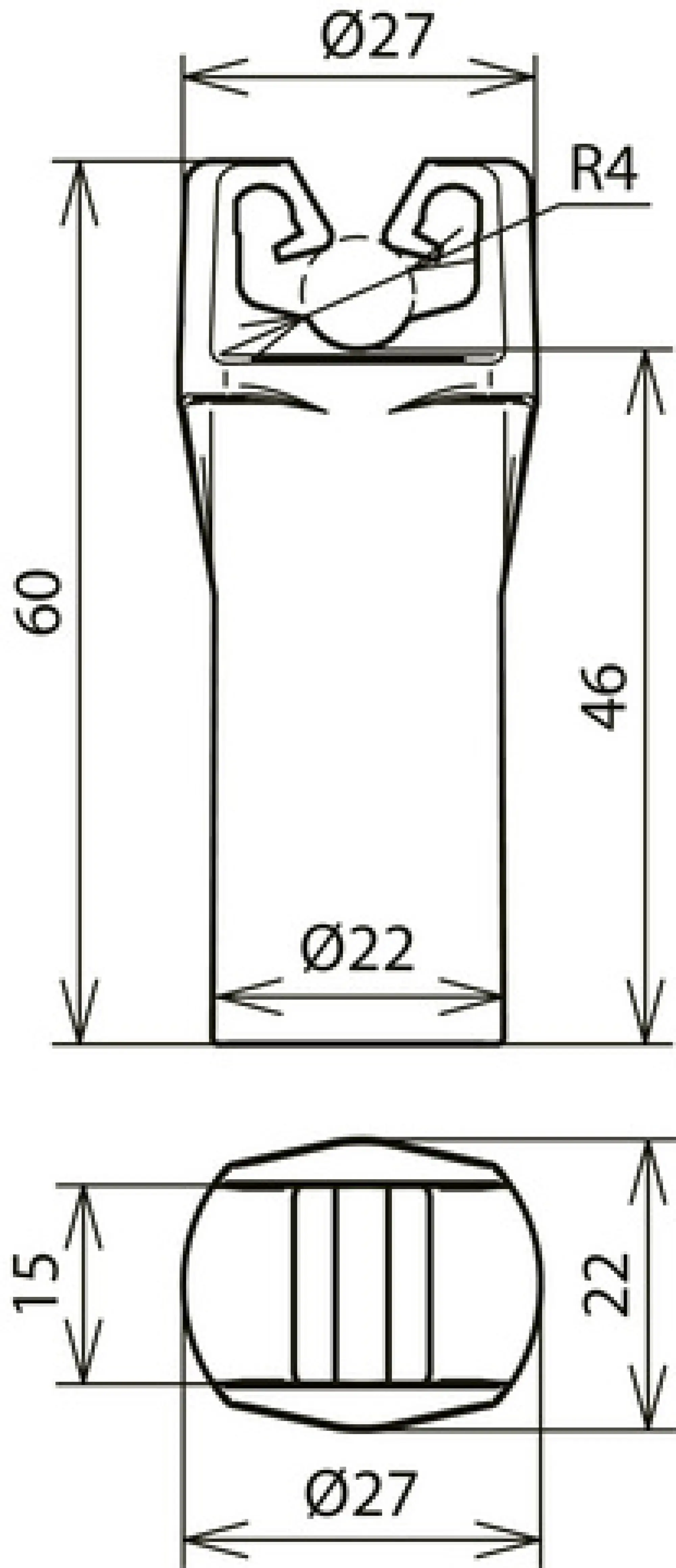 Dehn 253302 DEHNiso-DLH conductor holder f. Rd 8mm with bushing D 10mm PE (img_002) Dehn 253302 DEHNiso-DLH conductor holder f. Rd 8mm with bushing D 10mm PE (img_002)