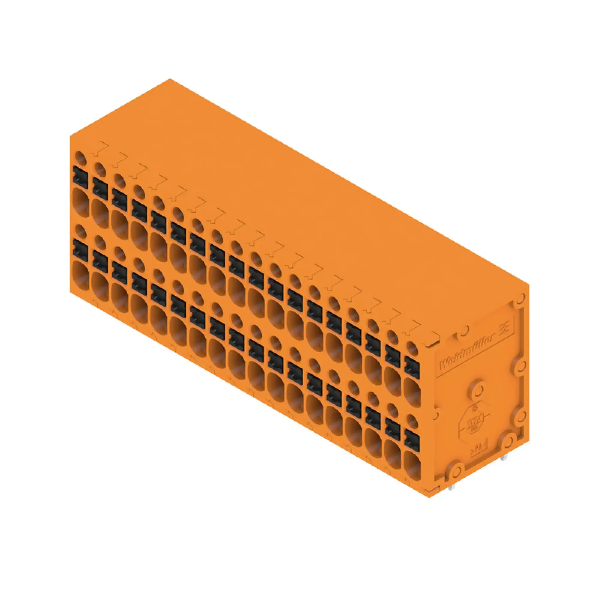 Weidmüller 2001100000 PCB terminal, 200 V, 17.5 A, Pitch in mm: 3.50, 1.5 mm², Number of poles: 36, PUSH IN with actuator, THT solder connection, 90°, Box (img_001) Weidmüller 2001100000 PCB terminal, 200 V, 17.5 A, Pitch in mm: 3.50, 1.5 mm², Number of poles: 36, PUSH IN with actuator, THT solder connection, 90°, Box (img_001)