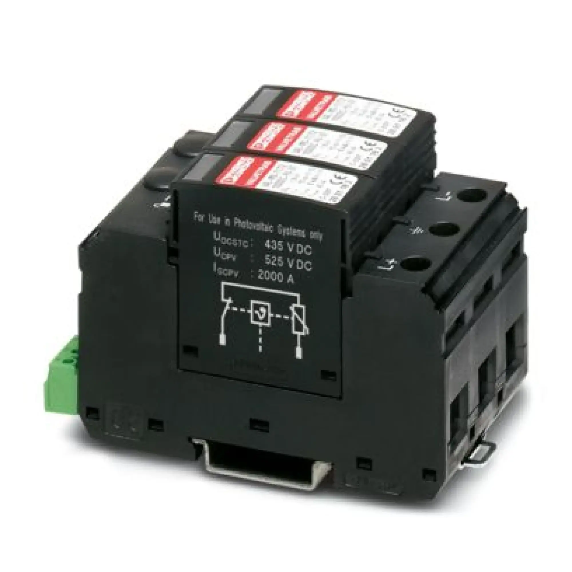 Phoenix Contact 2801161 Lightning/surge arrester type 1/2 VAL-MS-T1/T2 1000DC-PV/2+V-FM (img_001)