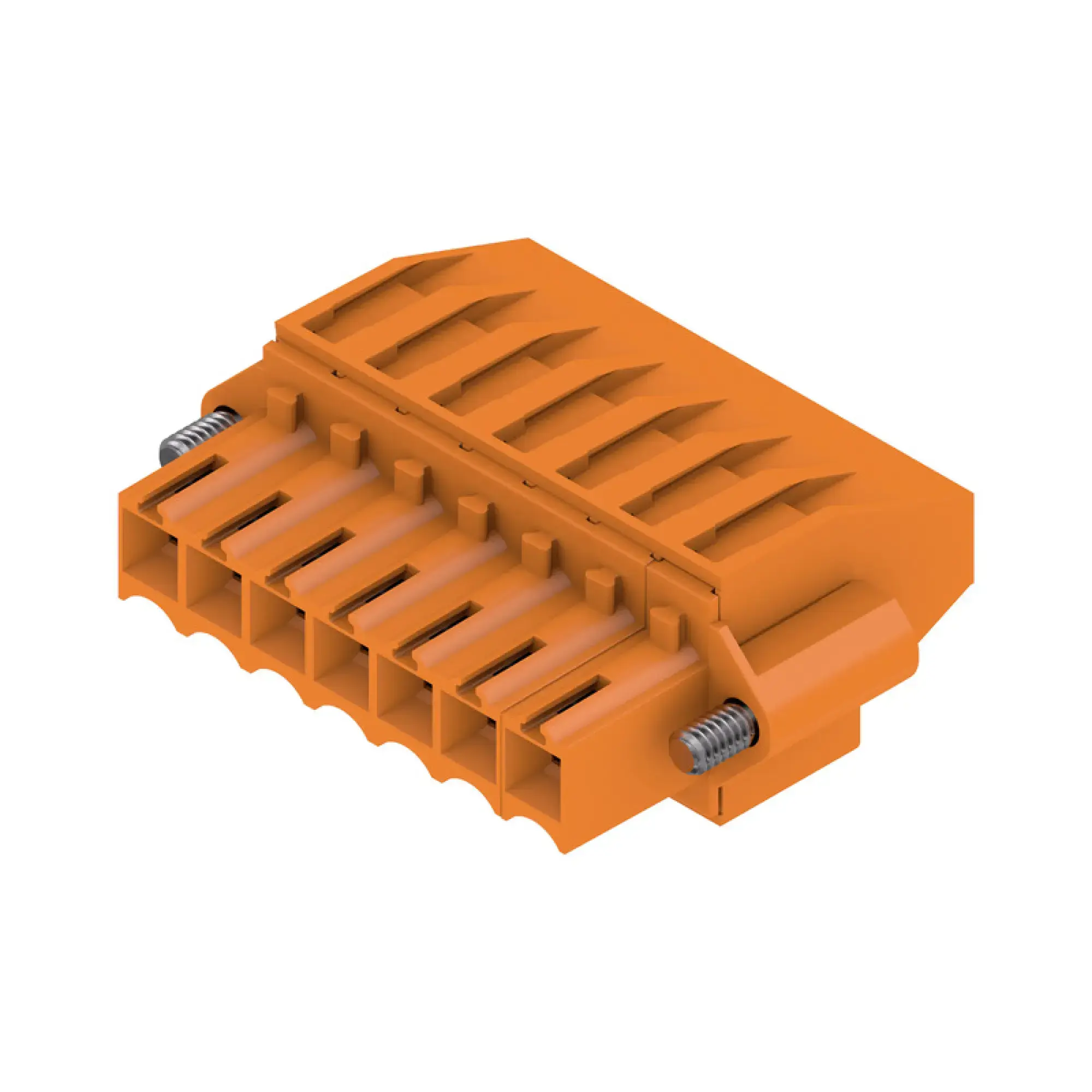 Weidmüller 1639980000 PCB connector (wire connection), 160 V, 12 A, Pitch in mm: 3.50, 1.5 mm², Number of poles: 7, Clamping yoke connection, Box (img_001)