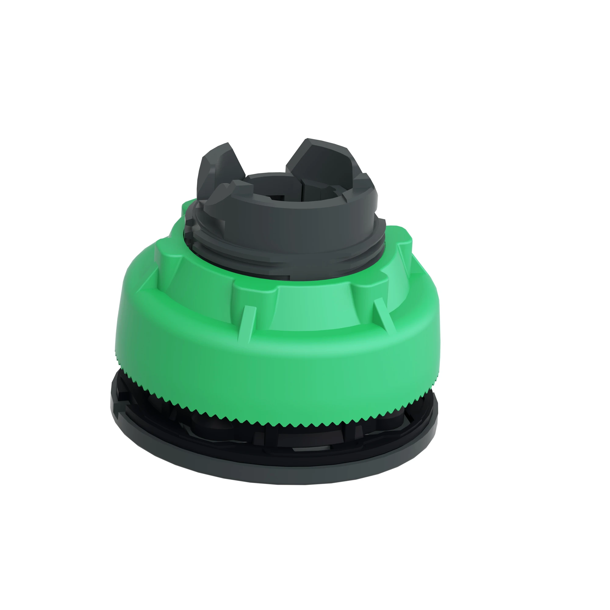 Schneider Electric ZB5FH033 Illuminated pushbutton, front element, Harmony XB5F, plastic, 30mm, green, unlabelled, for universal LED, latching (img_007)