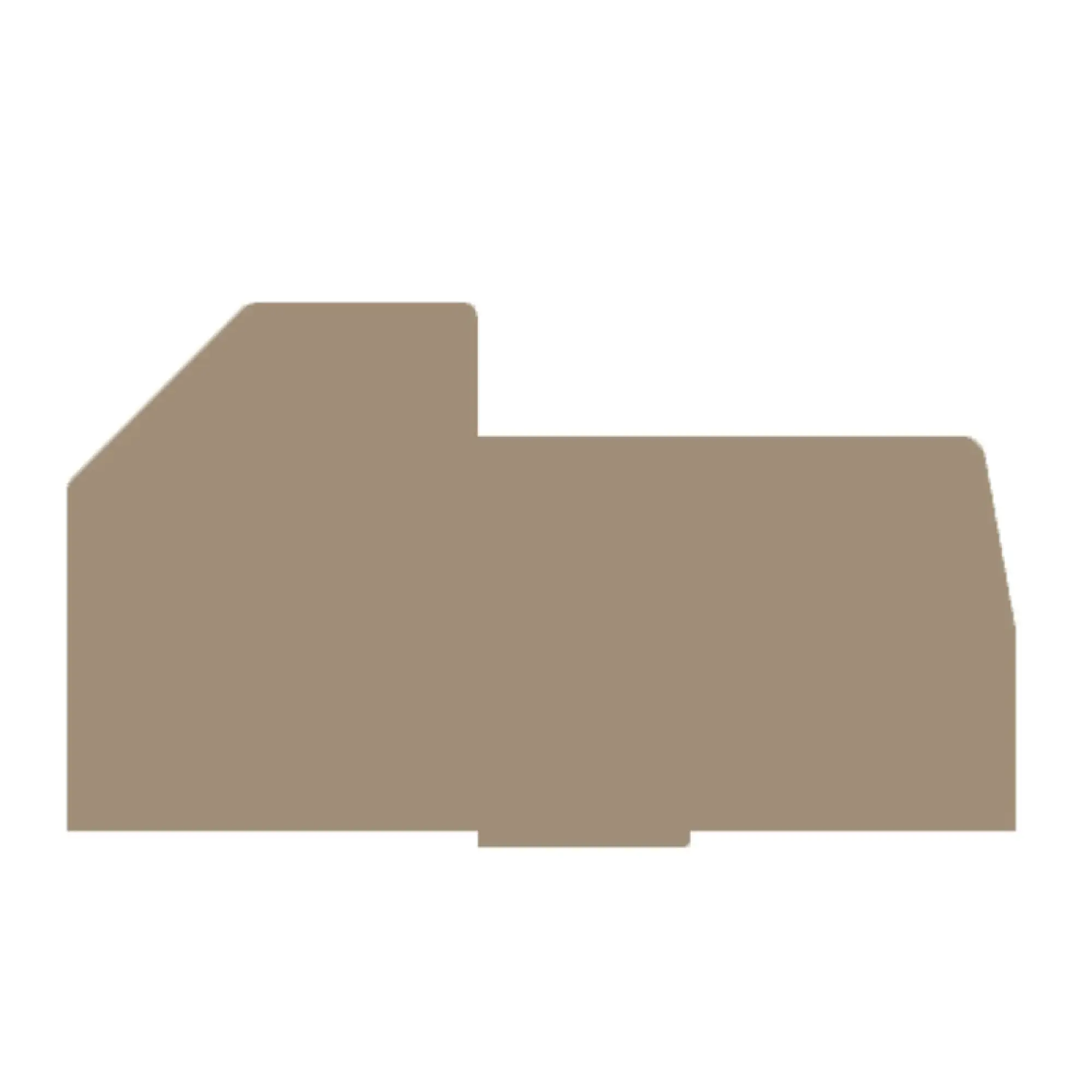 Weidmüller 1305250000 End plate (terminals), dark beige, Height: 40.75 mm, Width: 1.5 mm, V-0, Wemid (img_001) Weidmüller 1305250000 End plate (terminals), dark beige, Height: 40.75 mm, Width: 1.5 mm, V-0, Wemid (img_001)