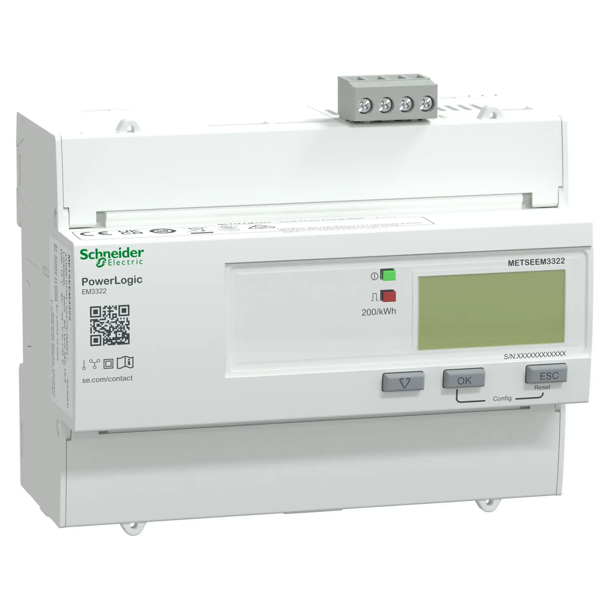 Schneider Electric METSEEM3322 Energiezähler EM3322, 3 phasig, 100 A, Klasse 1, Modbus RTU (img_001) Schneider Electric METSEEM3322 Energiezähler EM3322, 3 phasig, 100 A, Klasse 1, Modbus RTU (img_001)