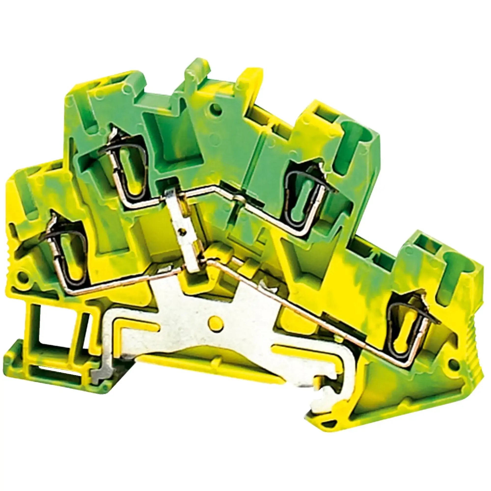 Schneider Electric NSYTRR24DPE Linergy ground terminal, 2.5mm2, two levels, 1x1, spring, green-yellow (img_002)