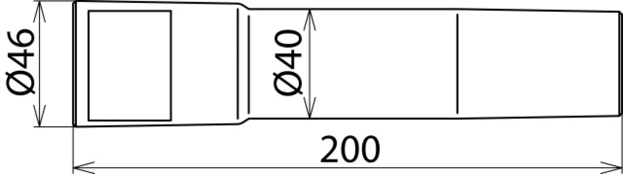 Dehn 785521 Intake tube extension D=40/L=200mm for NS dry cleaning set -1000V (img_004) Dehn 785521 Intake tube extension D=40/L=200mm for NS dry cleaning set -1000V (img_004)