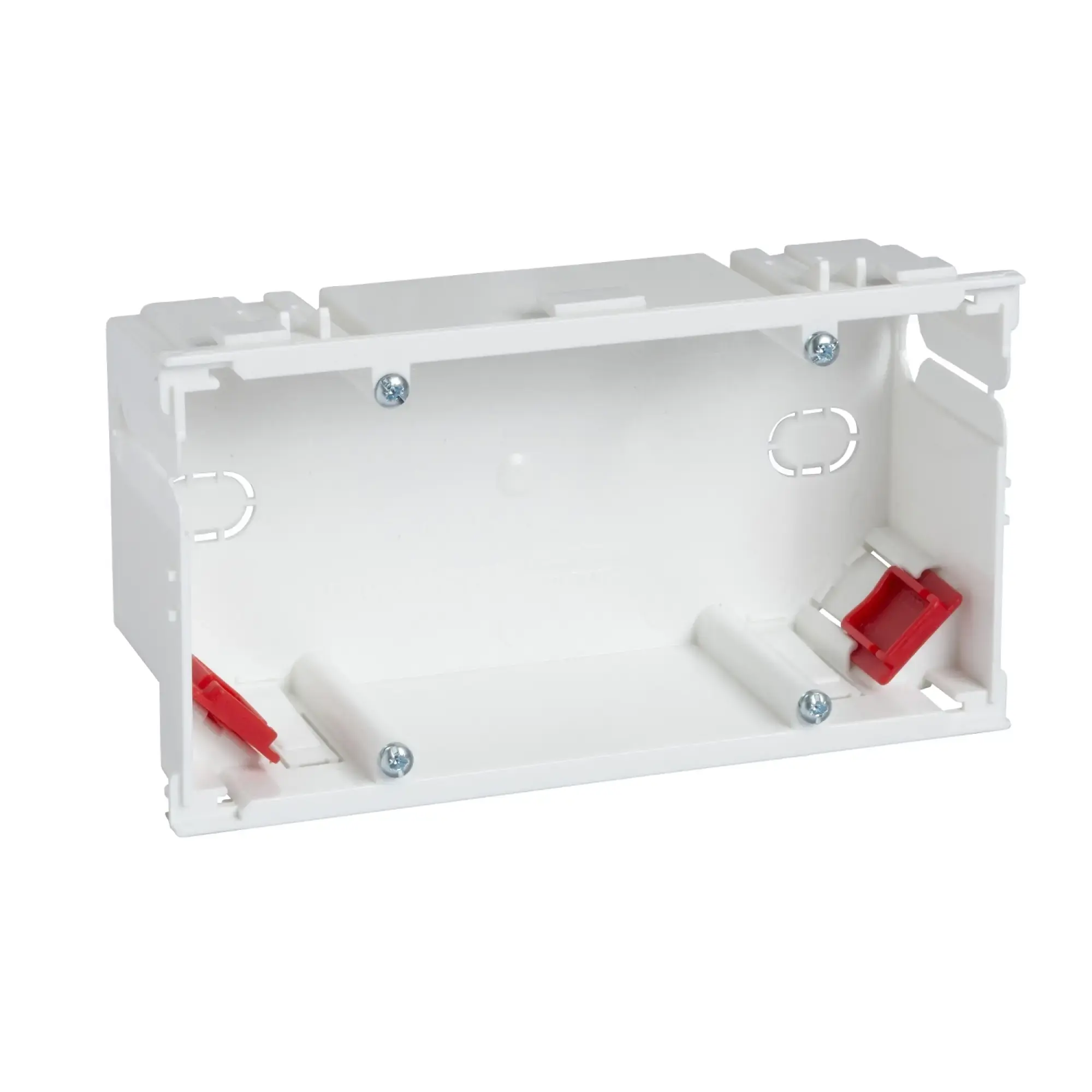 Schneider Electric 5586155 Device mounting box double incl. 2 strain relief c/c 71mm, F80-front opening MOQ=10 MIB-A2 (img_002)