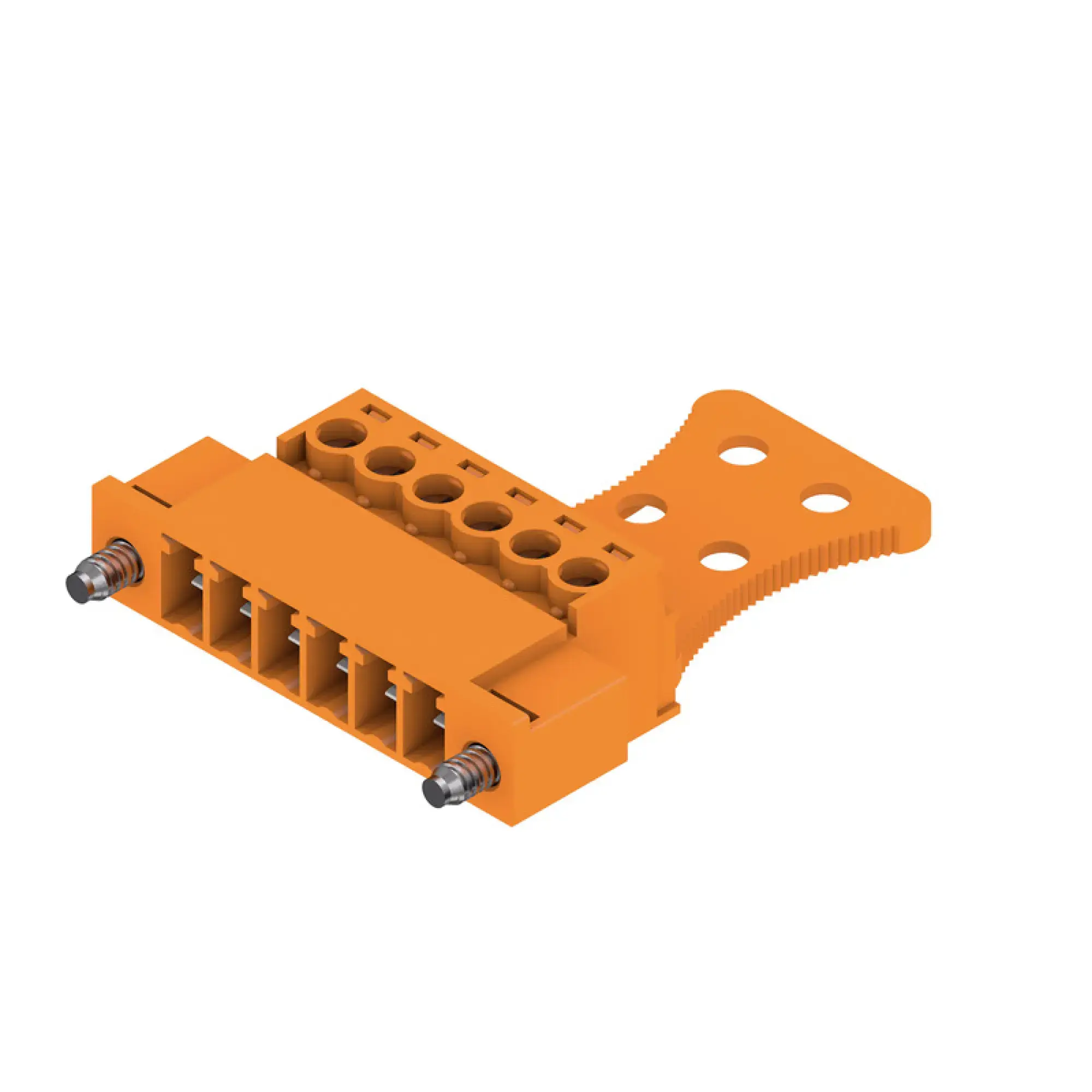 Weidmüller 1237570000 PCB connector (wire connection), 160 V, 17.5 A, Pitch in mm: 3.81, 1.5 mm², Number of poles: 6, Clamping yoke connection, Box (img_001)