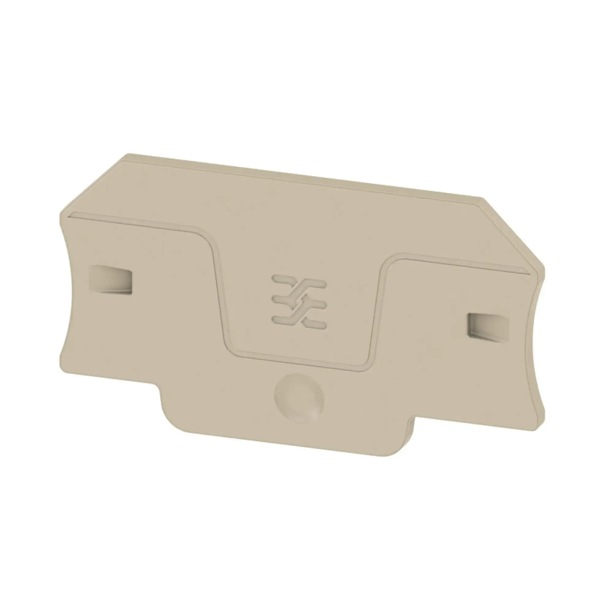 Weidmüller 2871810000 End plate (terminals), dark beige, Height: 58 mm, Width: 2.1 mm, V-0, Wemid (img_001) Weidmüller 2871810000 End plate (terminals), dark beige, Height: 58 mm, Width: 2.1 mm, V-0, Wemid (img_001)