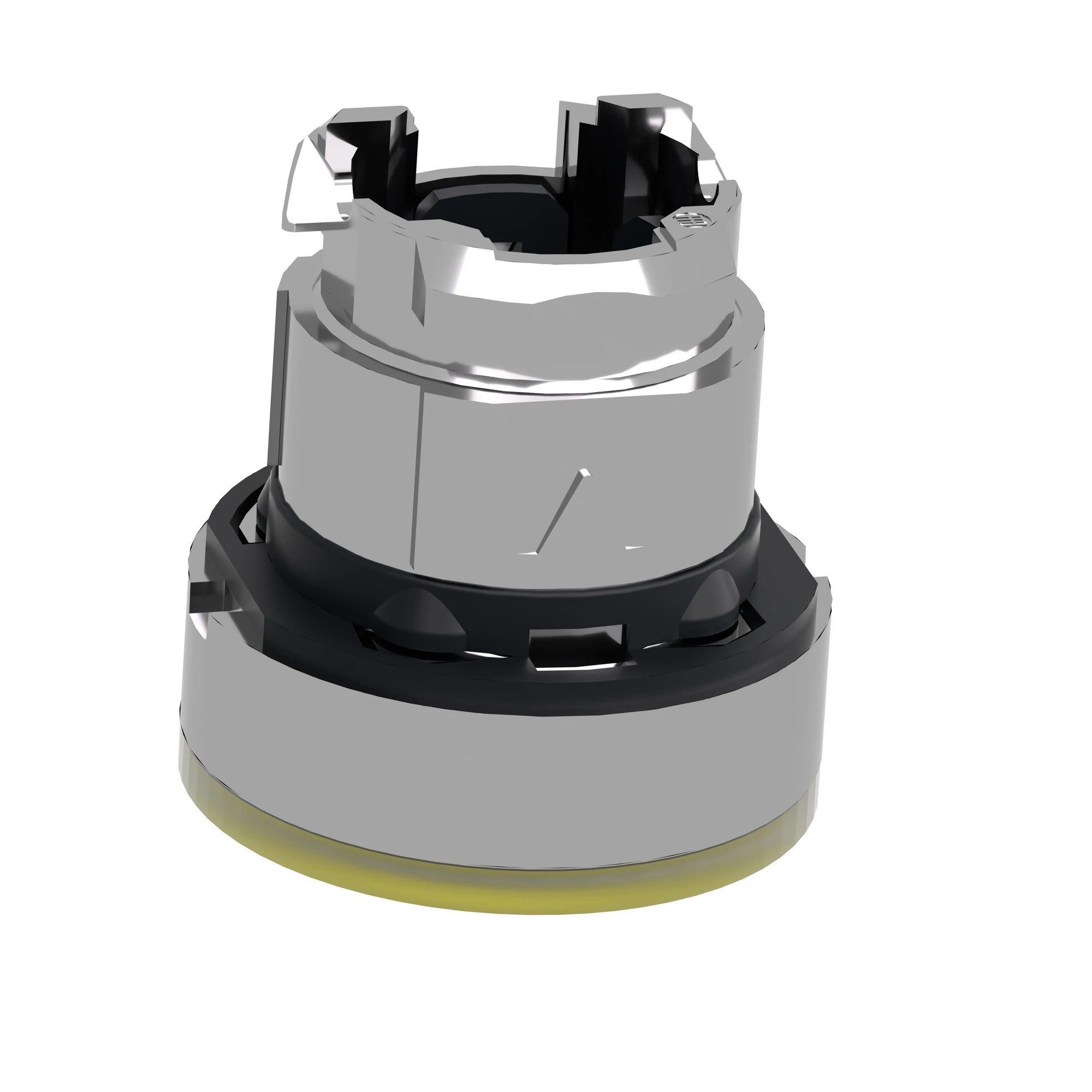 Schneider Electric ZB4BW383 Illuminated push button, front element, Harmony XB4, metal, 22mm, yellow, unlabelled, momentary, for universal LED (img_008)