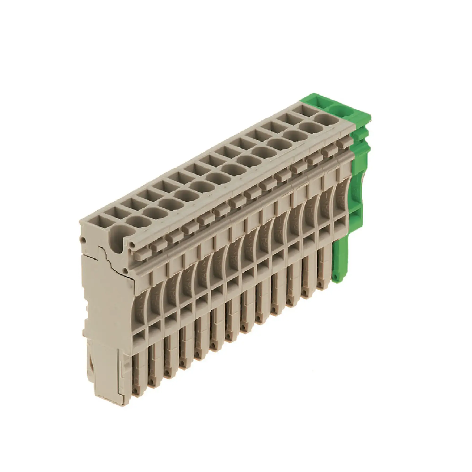 Weidmüller 1867220000 Plug (terminal), Plug-in connection, 2.5 mm², 24 A, 500 V, Number of connections: 15, Number of poles: 15, Width: 76.5 mm (img_001)