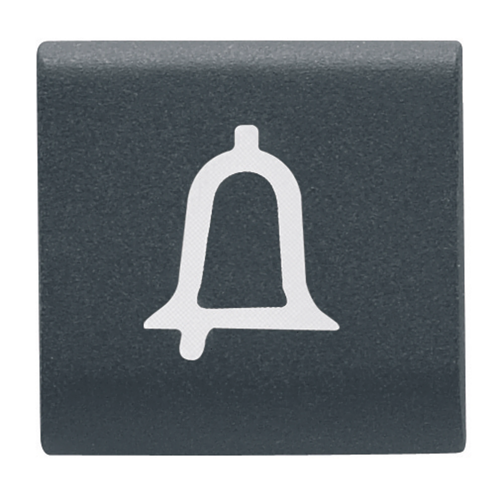 GEWISS GW12544 INTERCHANGEABLE BUTTON KEY - 22X22mm - BELL - SATIN BLACK - CHORUSMART (img_001) GEWISS GW12544 INTERCHANGEABLE BUTTON KEY - 22X22mm - BELL - SATIN BLACK - CHORUSMART (img_001)