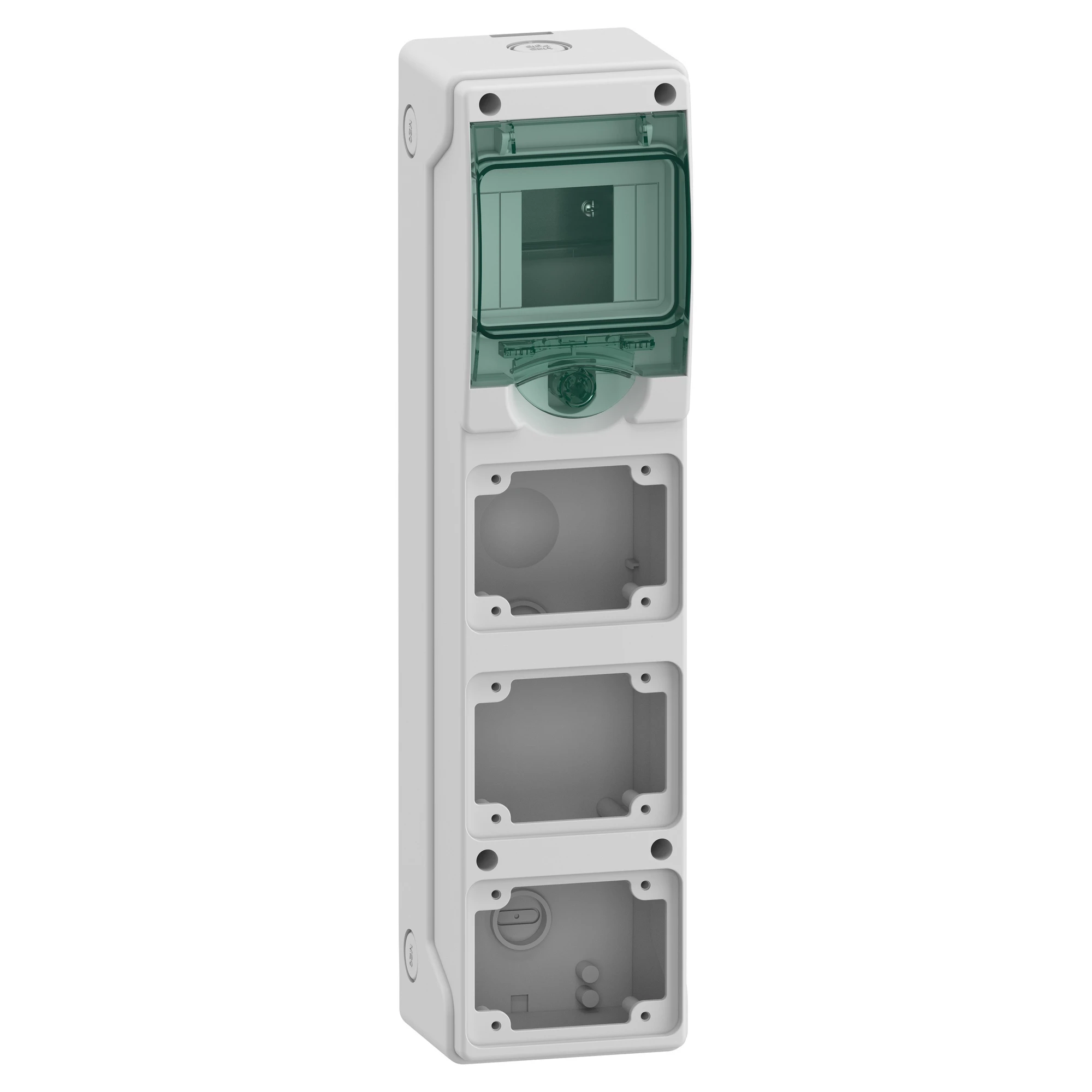 Schneider Electric 13177 Kaedra mini enclosure, for sockets, 98x392mm, 4 modules, 3 openings (img_001) Schneider Electric 13177 Kaedra mini enclosure, for sockets, 98x392mm, 4 modules, 3 openings (img_001)