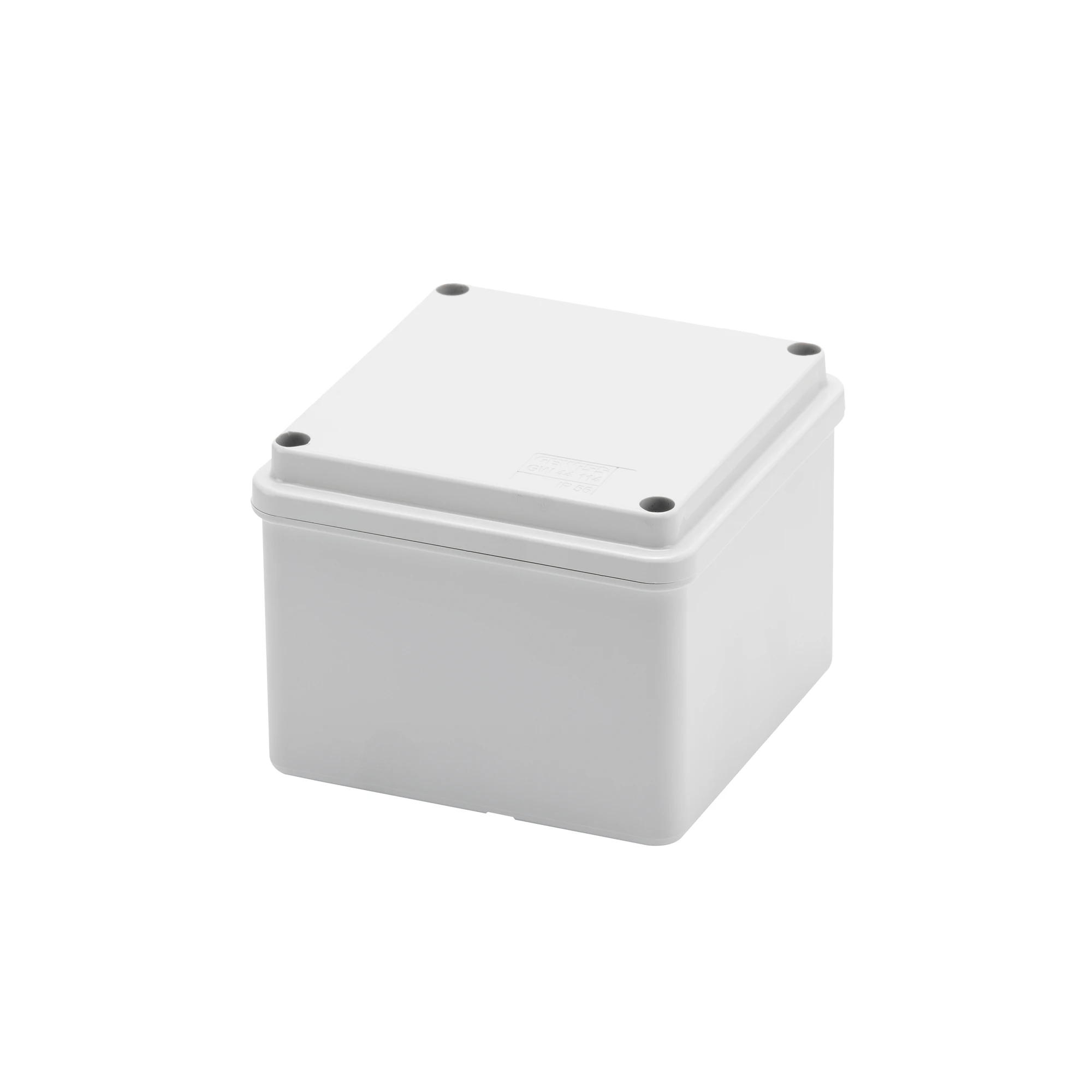 GEWISS GW44114 JUNCTION BOX WITH HIGH CAPACITY BOTTOM AND PLAIN SCREWED LID - IP56 - INTERNAL DIMENSIONS 100X100X80 - SMOOTH WALLS - GREY RAL 7035 (img_001) GEWISS GW44114 JUNCTION BOX WITH HIGH CAPACITY BOTTOM AND PLAIN SCREWED LID - IP56 - INTERNAL DIMENSIONS 100X100X80 - SMOOTH WALLS - GREY RAL 7035 (img_001)