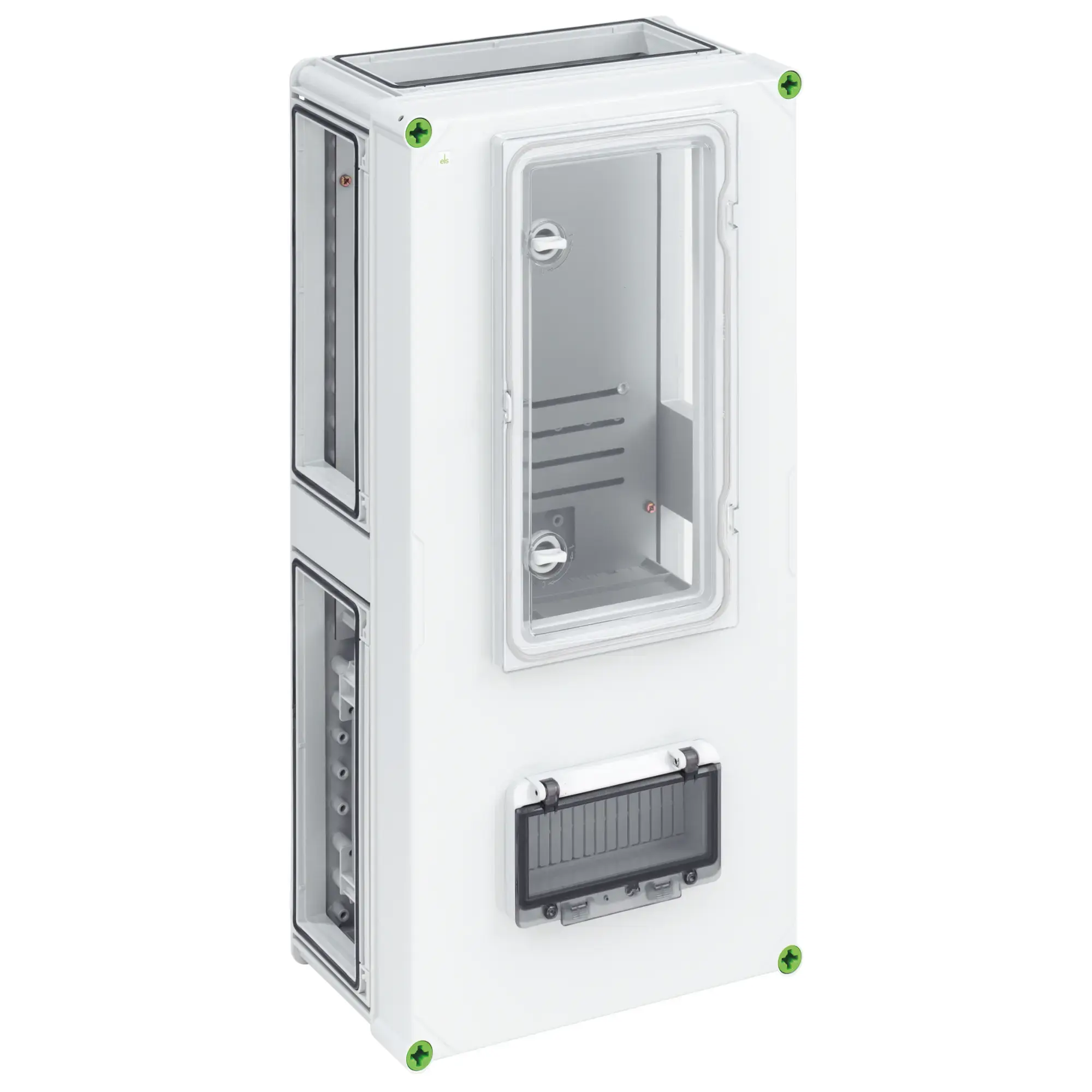 Spelsberg 02141001 Meter housing, Type of protection IP54, Impact strength IK08, Protection class II, Rated insulation voltage 400V AC, Halogen free (img_001)