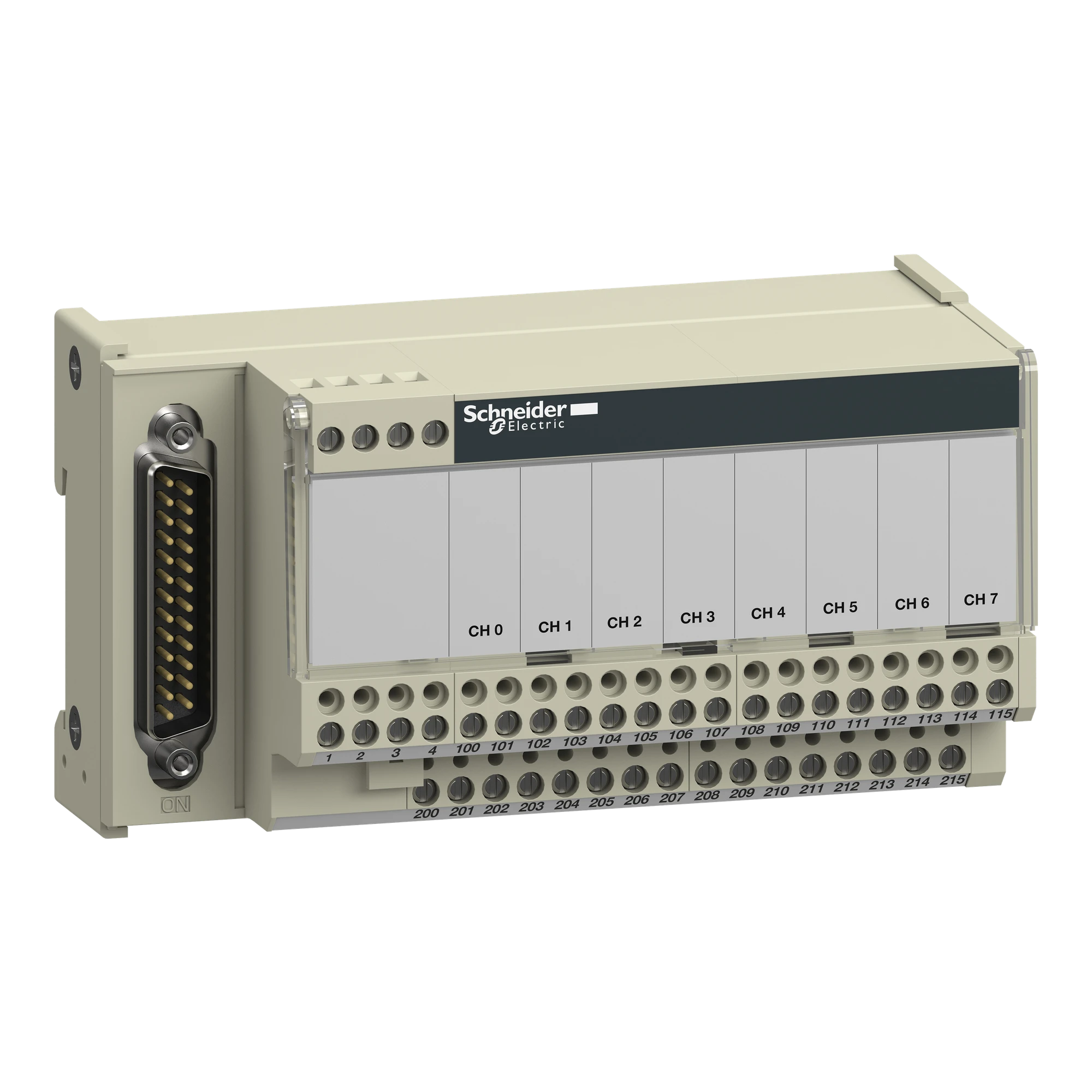 Schneider Electric ABE7CPA02 Terminal block ABE7, for passive conversion of 8 channels (img_001)