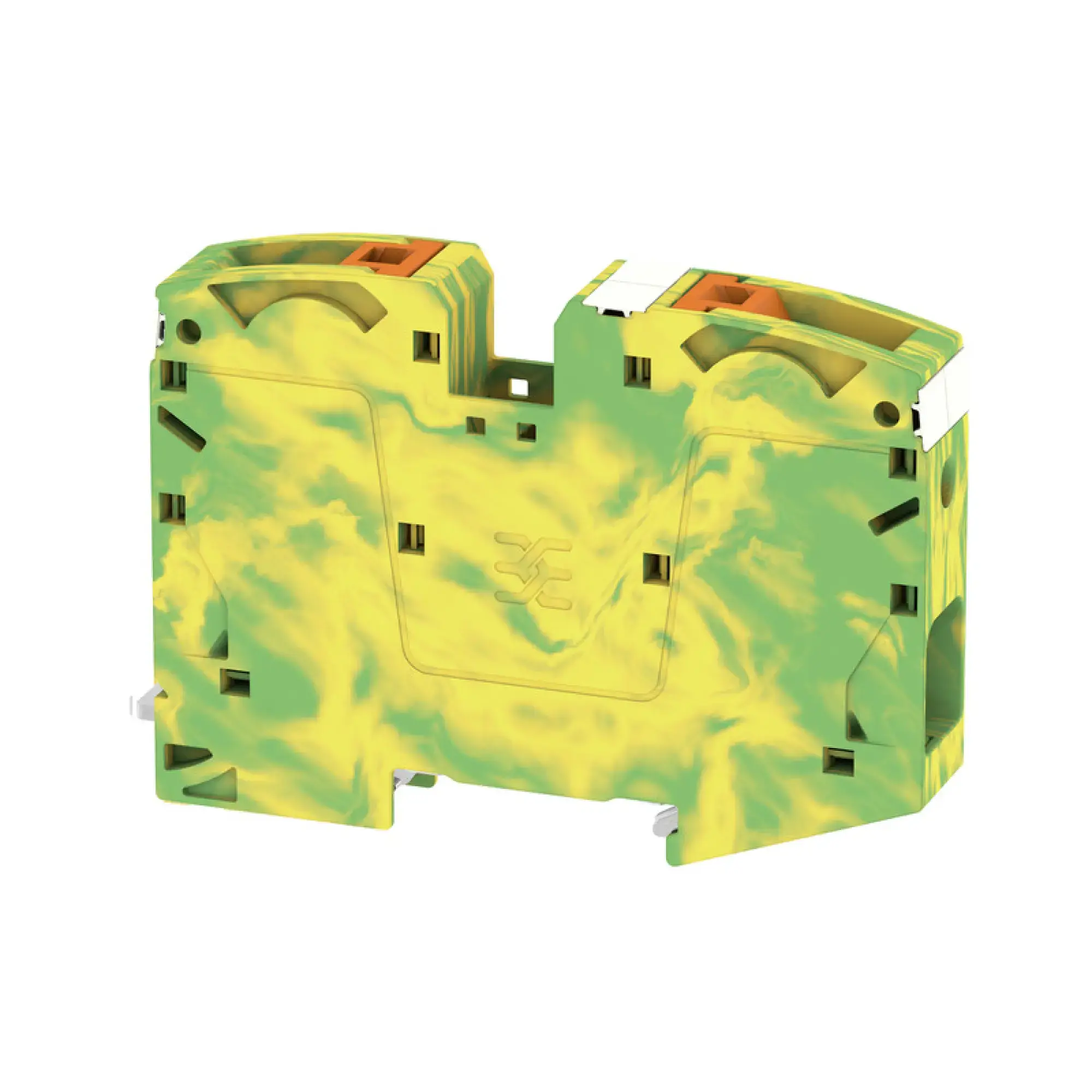 Weidmüller 2735950000 PE terminal, PUSH IN, Green/yellow, 35 mm², 1000 V, Number of connections: 2, Number of levels: 1, TS 35, V-0, Wemid (img_001) Weidmüller 2735950000 PE terminal, PUSH IN, Green/yellow, 35 mm², 1000 V, Number of connections: 2, Number of levels: 1, TS 35, V-0, Wemid (img_001)