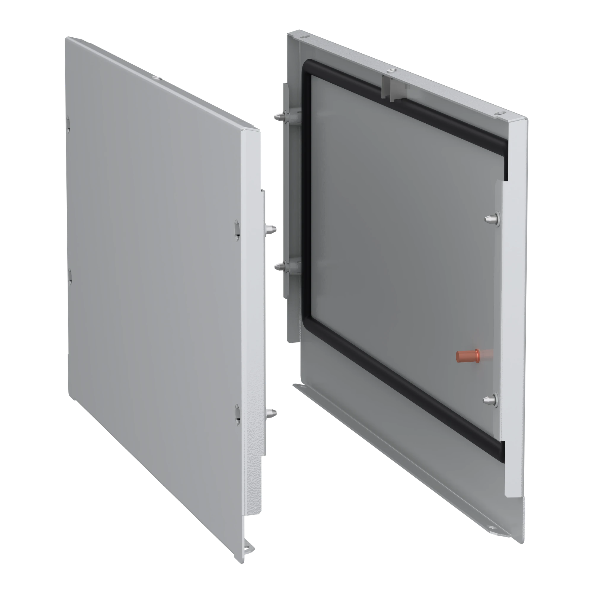 Schneider Electric NSYSPBCN36 Side panels, PanelSeT SFN, for busbar compartment D 600 mm, RAL 7035, 2-piece set (img_001)