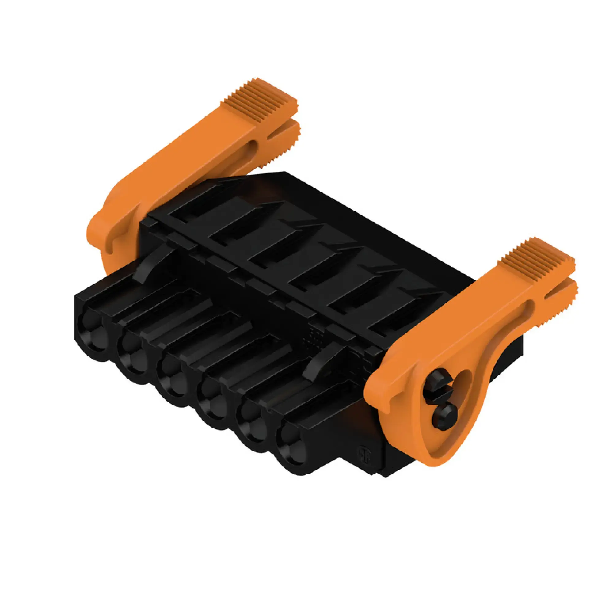 Weidmüller 1961150000 PCB connector (wire connection), 320 V, 23 A, Pitch in mm: 5.00, 4 mm², Number of poles: 6, Clamping yoke connection, Box (img_001)