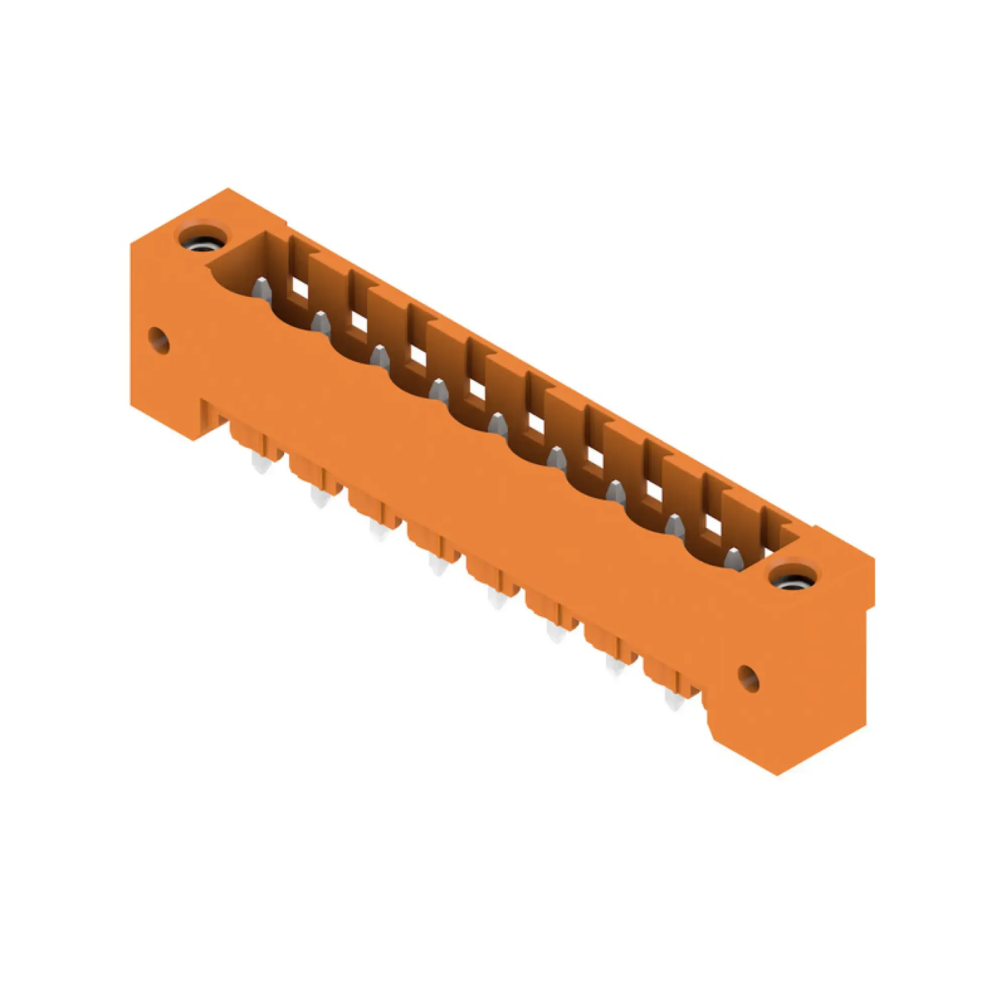 Weidmüller 1147350000 PCB connector (board connection), 320 V, 24 A, Pitch in mm: 5.08, Number of poles: 9, THT solder connection, Box (img_001)