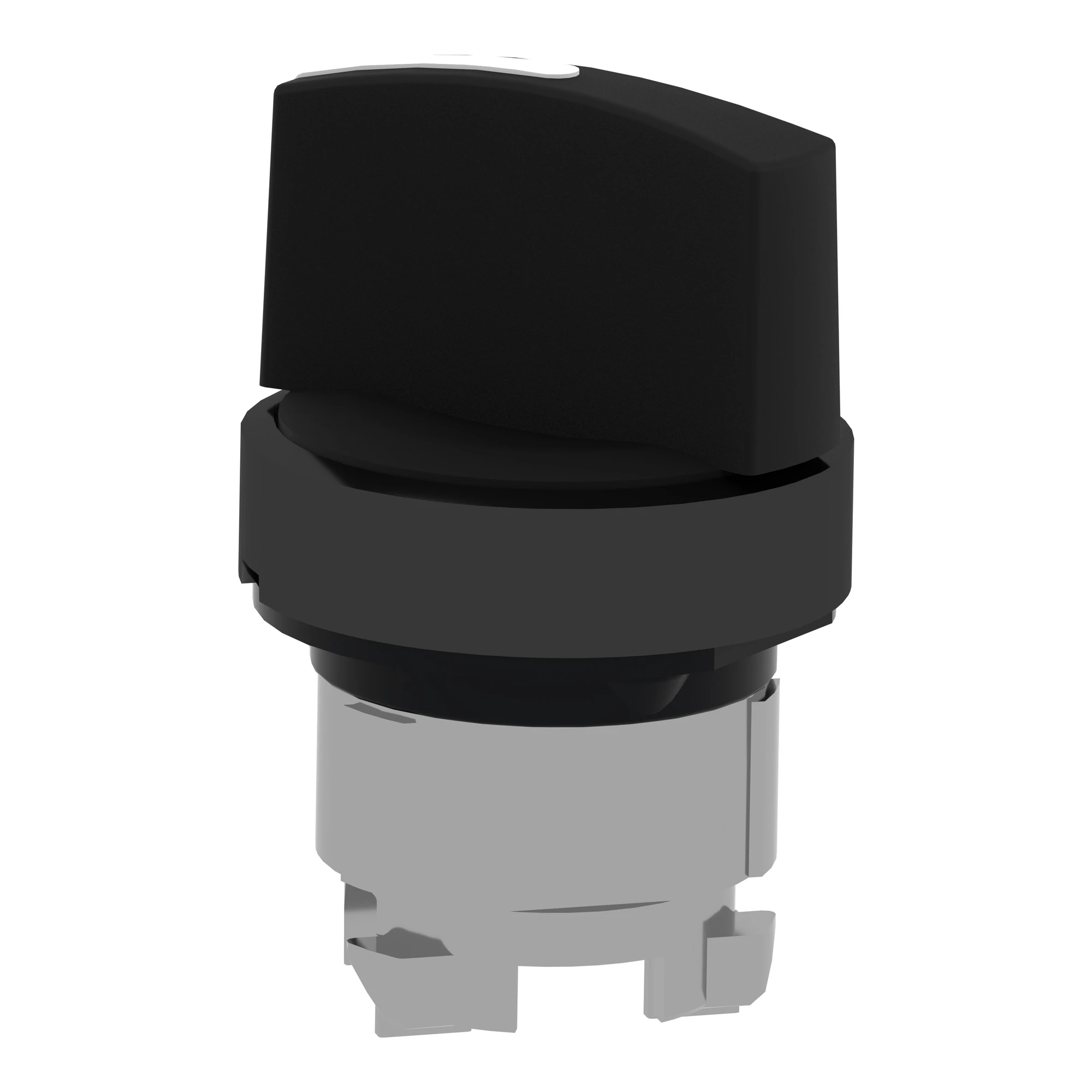 Schneider Electric ZB4BD27 Selector switch, front element, Harmony XB4, black metal, 22mm, black, 2 positions, latching (img_005)
