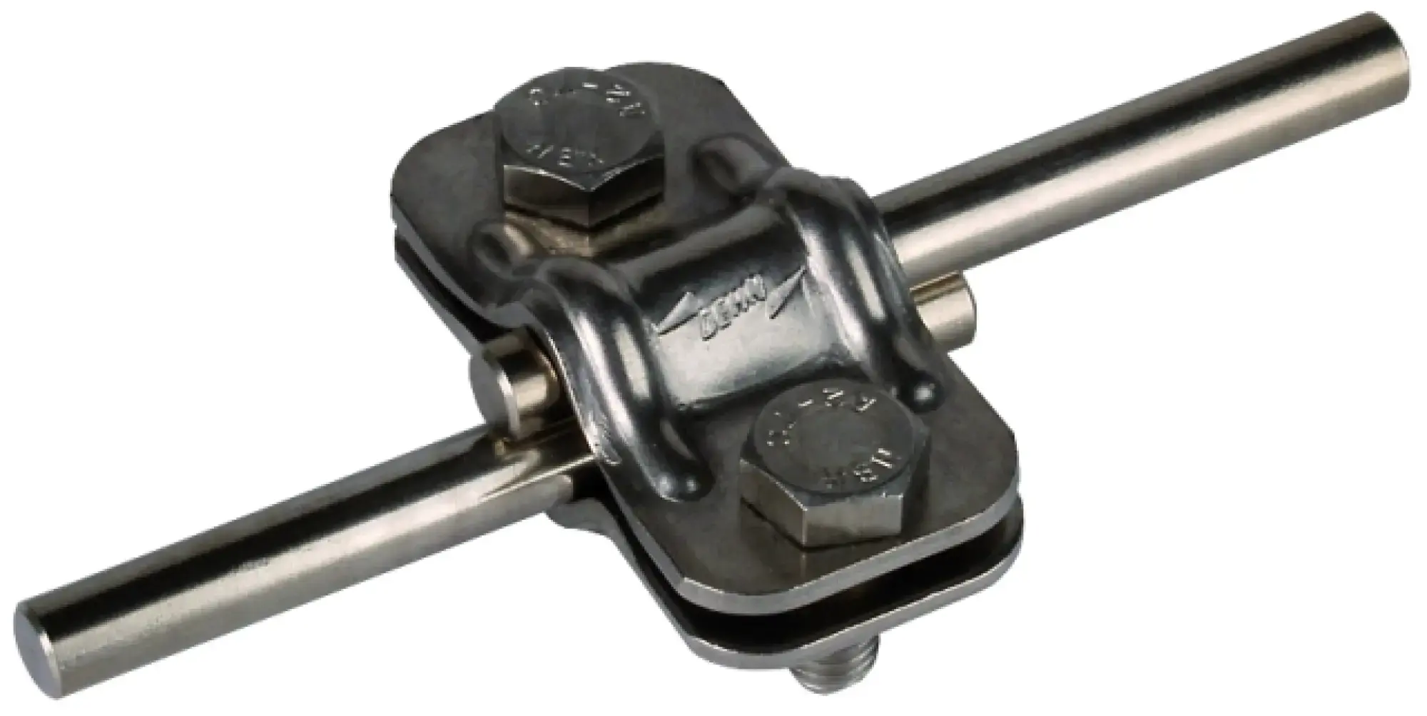 Dehn 459029 UNI disconnecting clamp, StSt for 2x Rd 8-10mm (img_001)