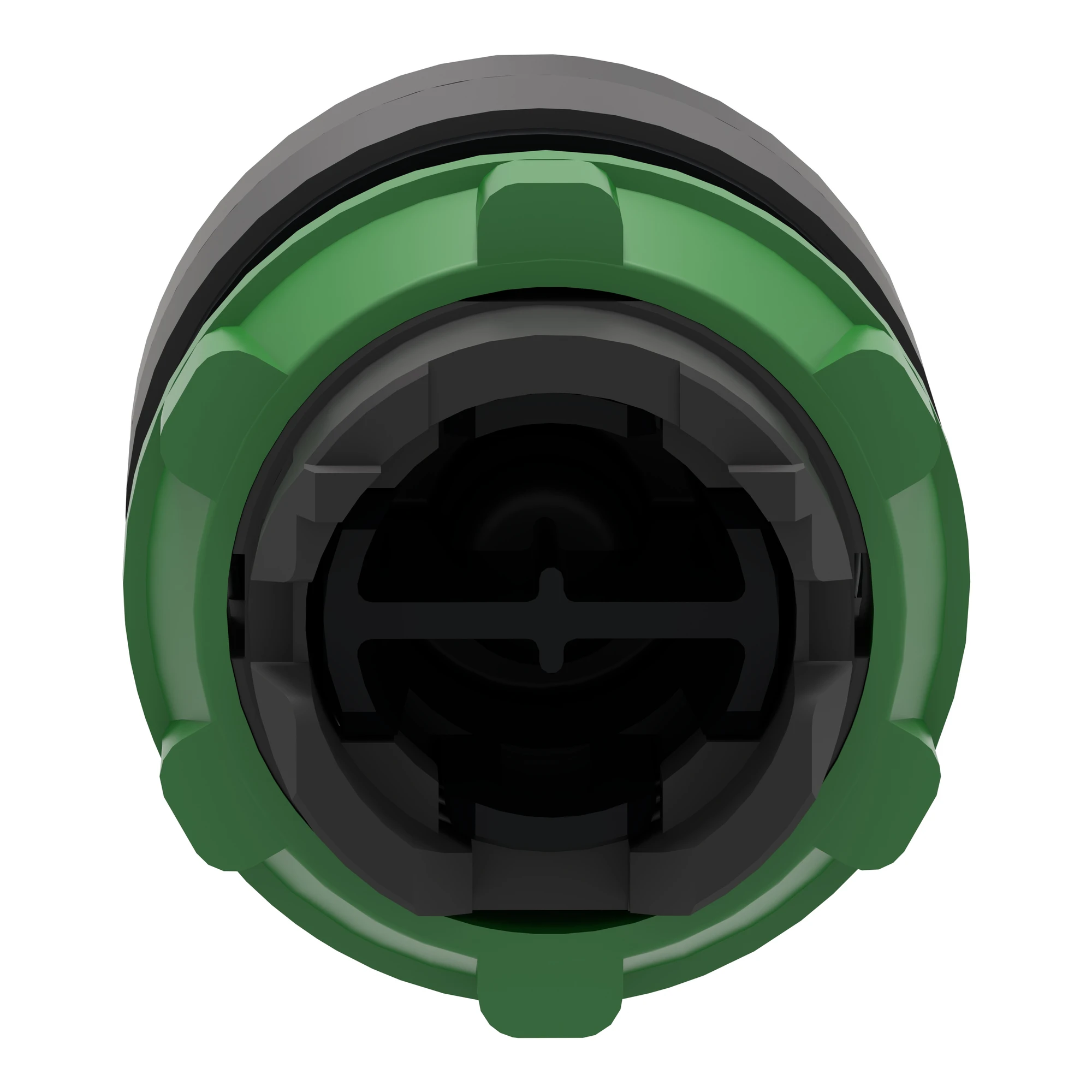 Schneider Electric ZB5AA26 Pushbutton, front element, Harmony XB5, plastic, 22mm, black, reset, unmarked, momentary (img_002)