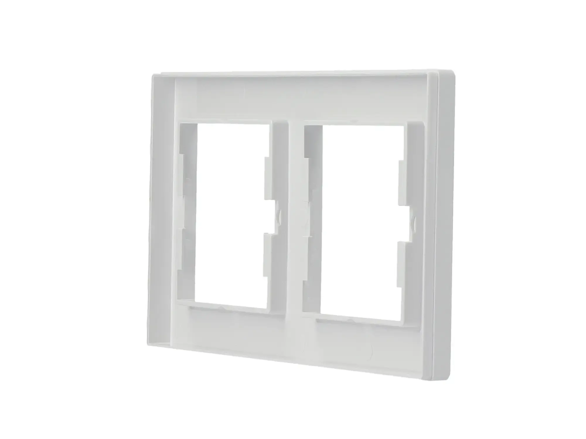 Schneider Electric EPH5800221D 2-Gang Frame Horizontal, white, Asfora (img_014) Schneider Electric EPH5800221D 2-Gang Frame Horizontal, white, Asfora (img_014)