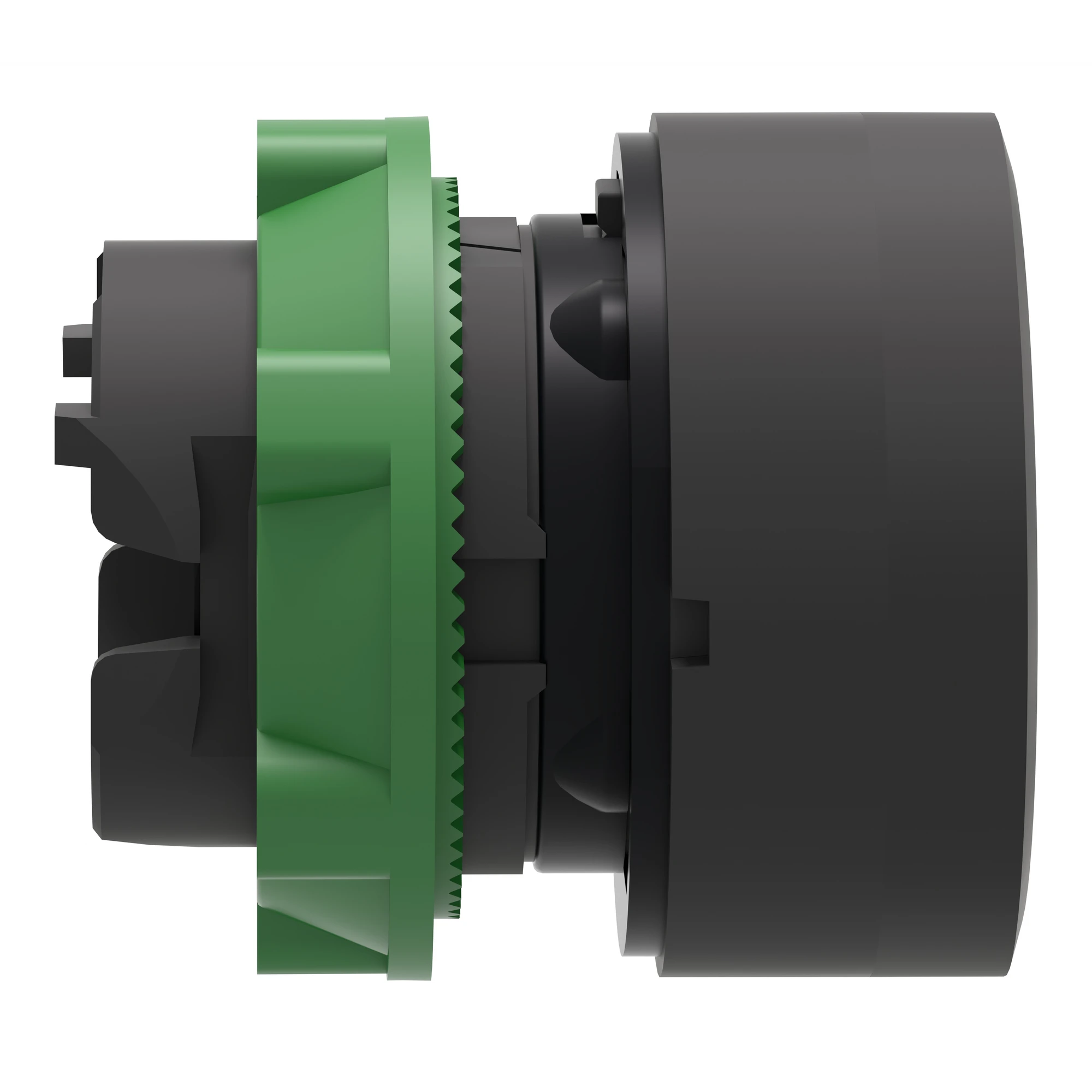 Schneider Electric ZB5AA26 Pushbutton, front element, Harmony XB5, plastic, 22mm, black, reset, unmarked, momentary (img_003)