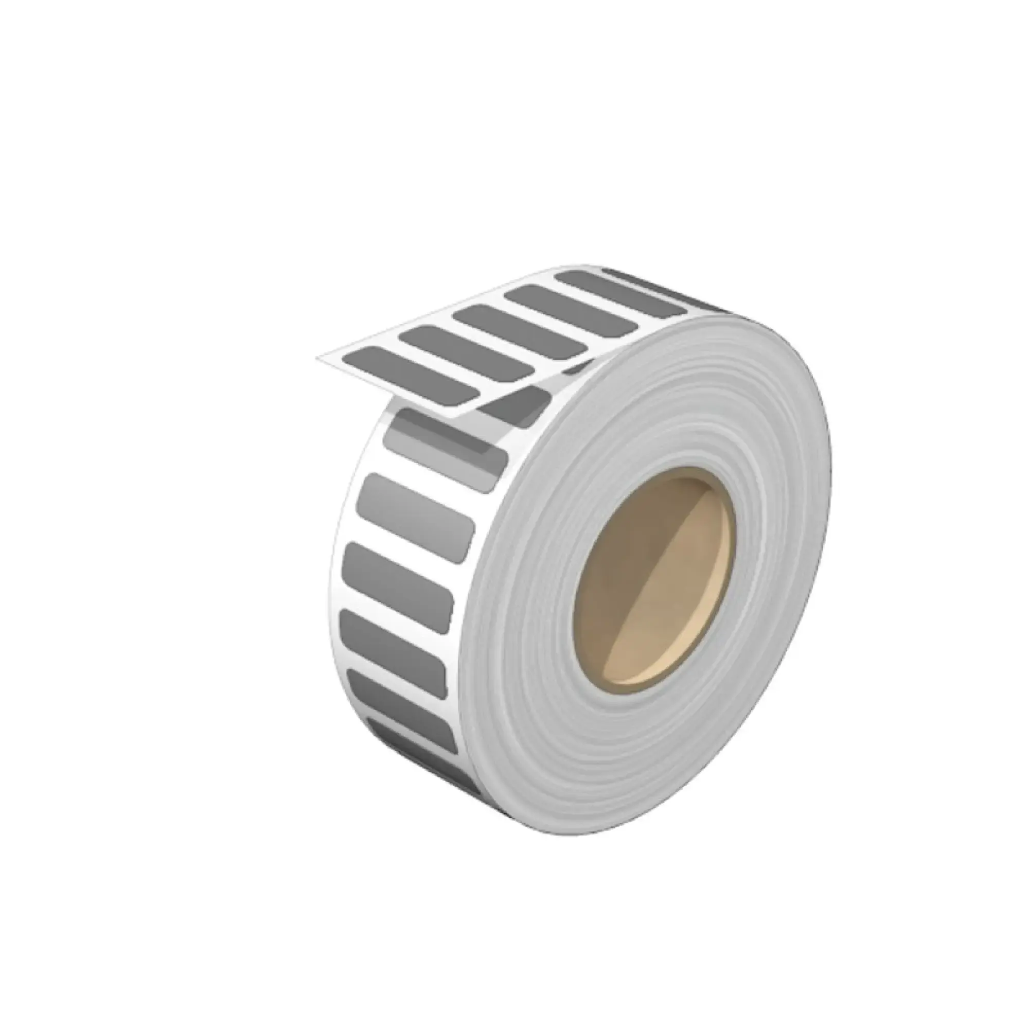 Weidmüller 2496990000 Device marking, Width: 27 mm, Polyester, grey, Operating temperature range: -40...120 °C (img_001)