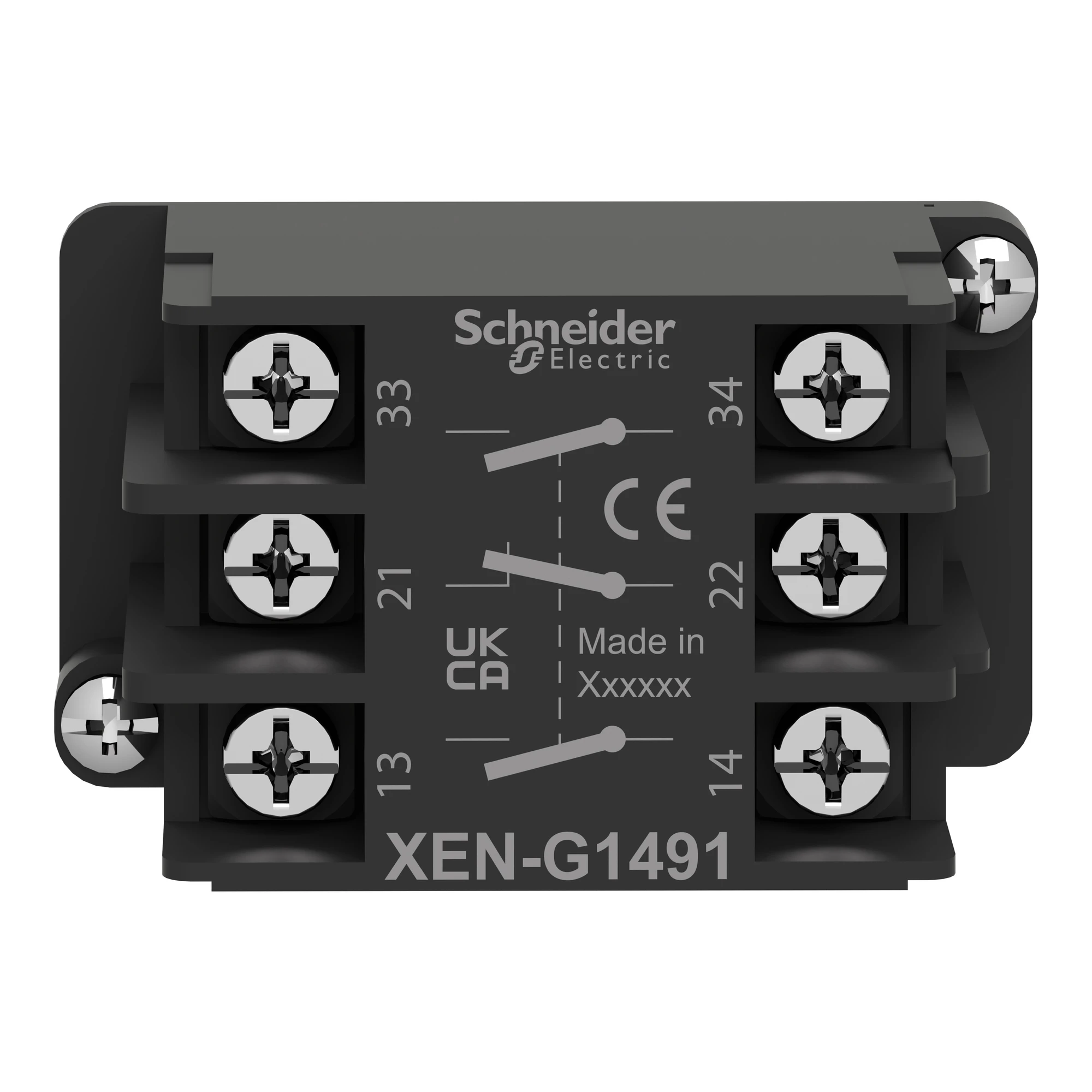 Schneider Electric XENG1491 Auxiliary switch without snap action, 1NO+2NC, front mounting (img_007) Schneider Electric XENG1491 Auxiliary switch without snap action, 1NO+2NC, front mounting (img_007)