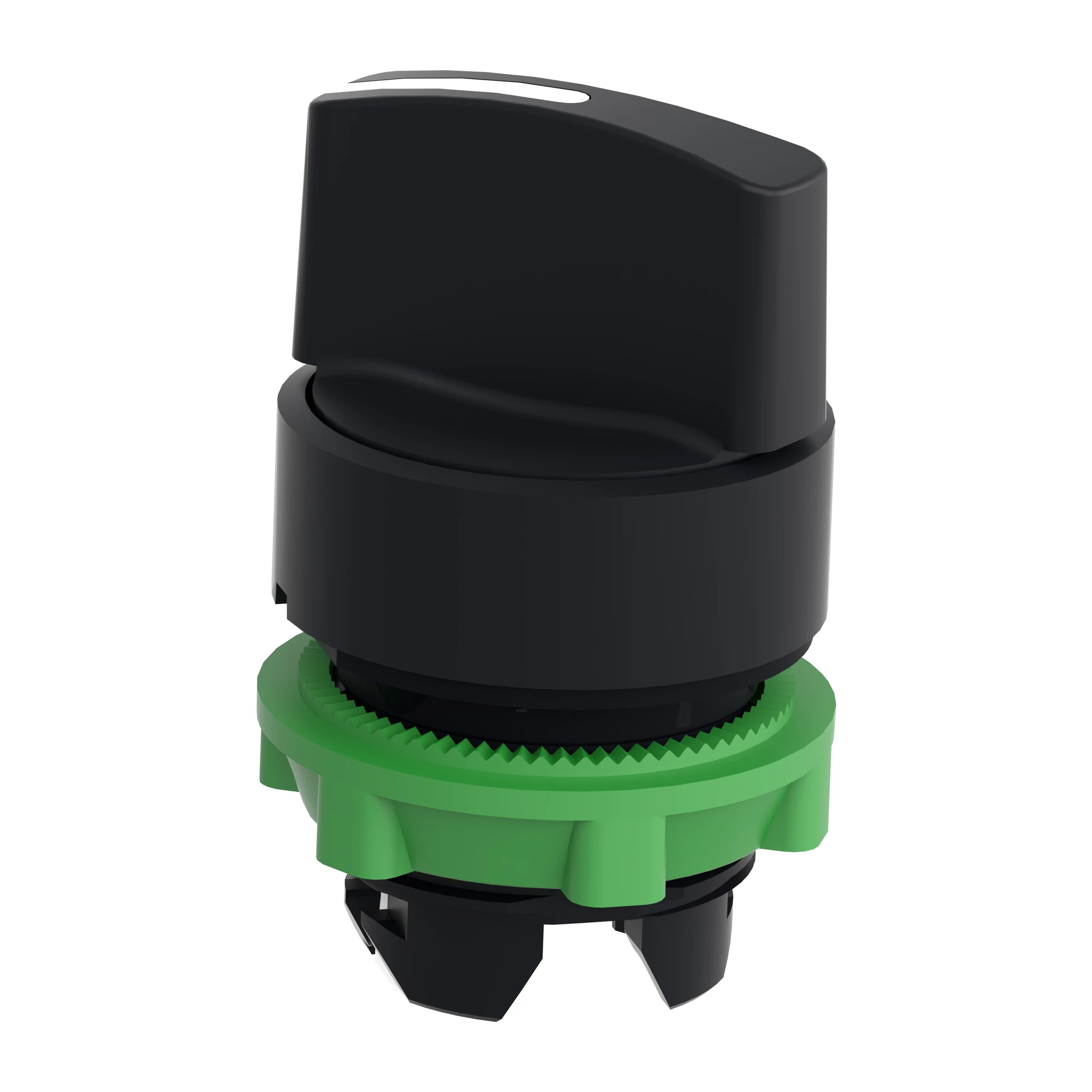 Schneider Electric ZB5AD4 Selector switch, front element, Harmony XB5, plastic, 22mm, black, 2 positions, momentary (img_004)