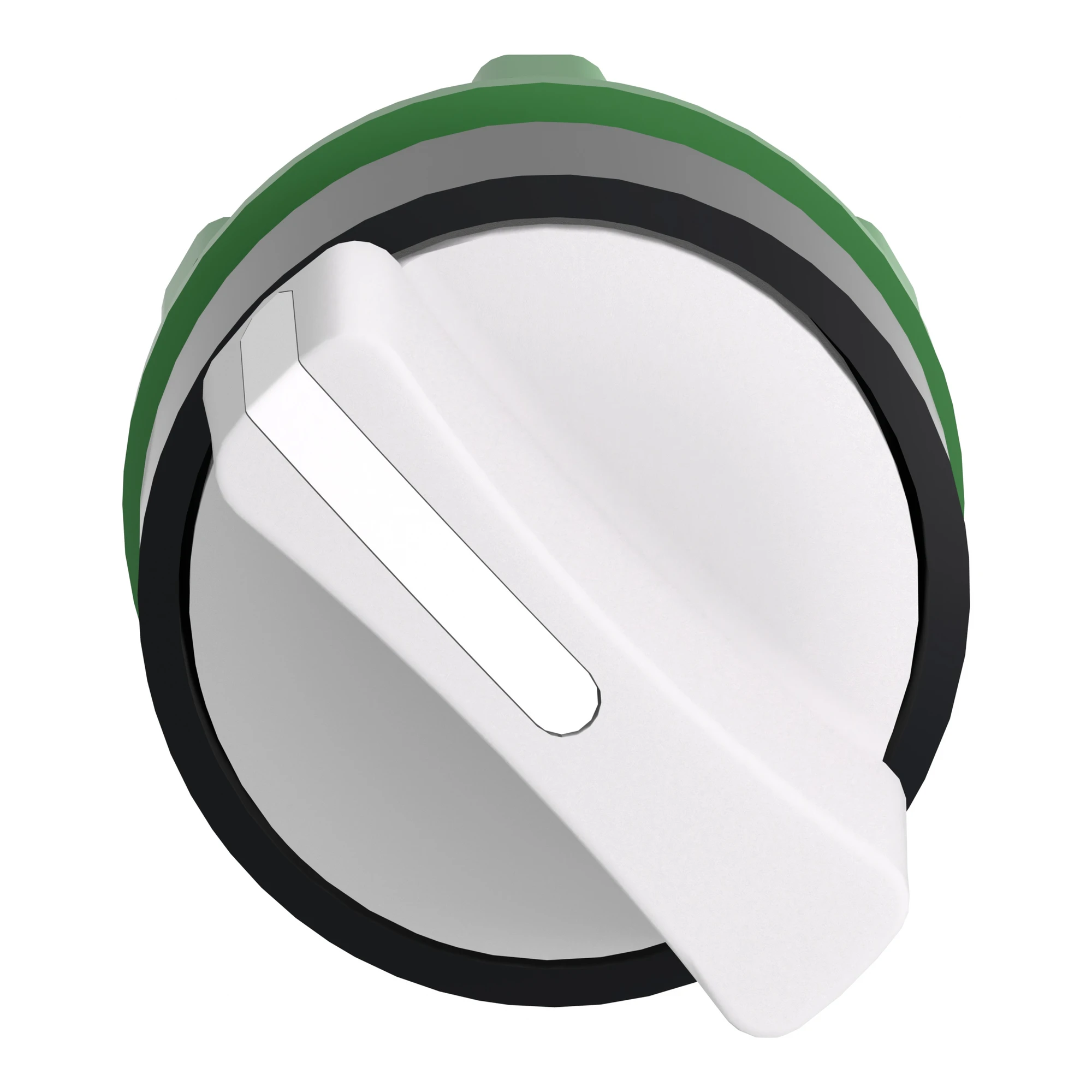 Schneider Electric ZB5AD201 Selector switch, front element, Harmony XB5, plastic, 22mm, white, 2 positions, latching (img_004)