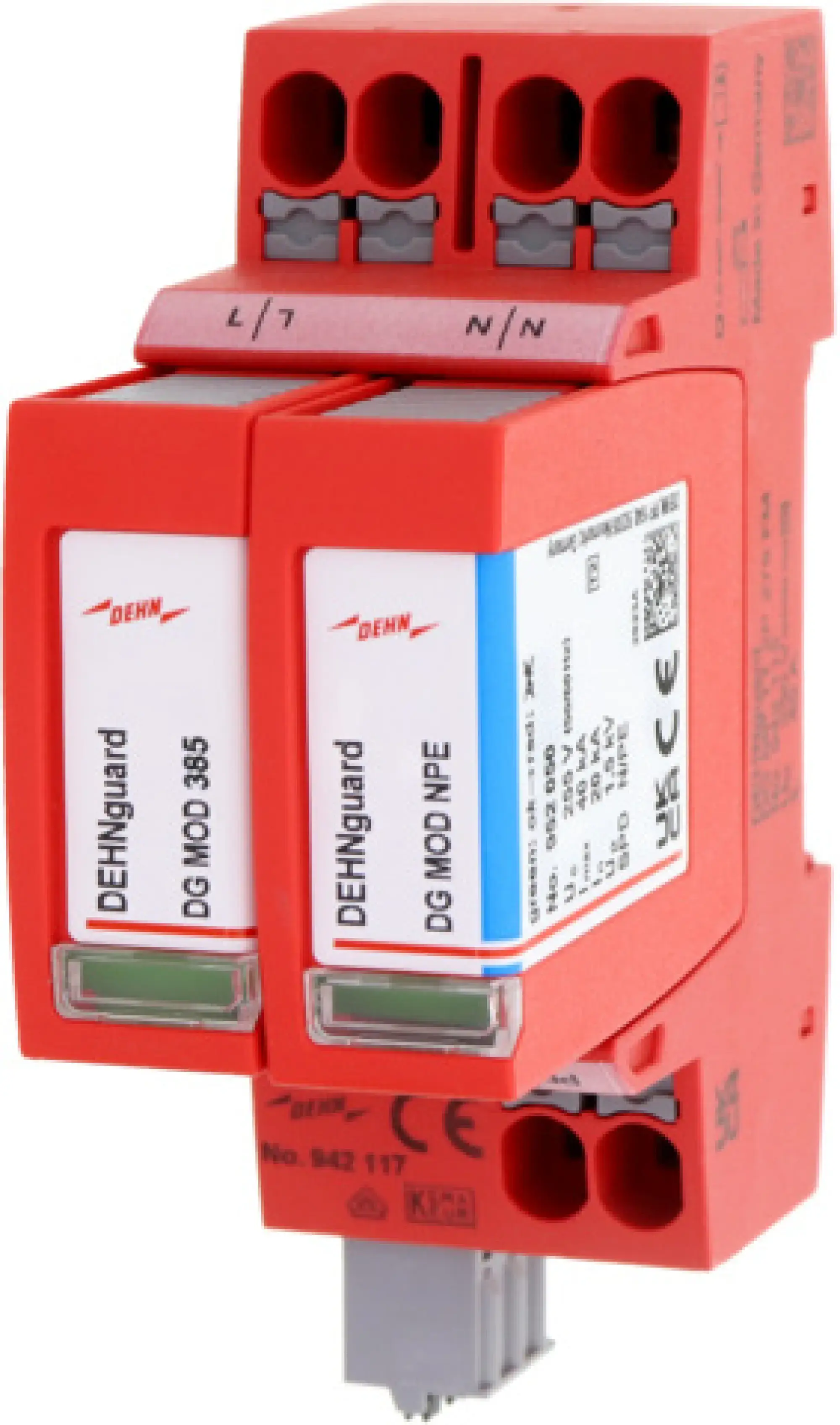 Dehn 942117 Type 2+3 surge arrester DEHNguard MP FM single-phase Uc 385V TT+TN-S Systems (img_001)