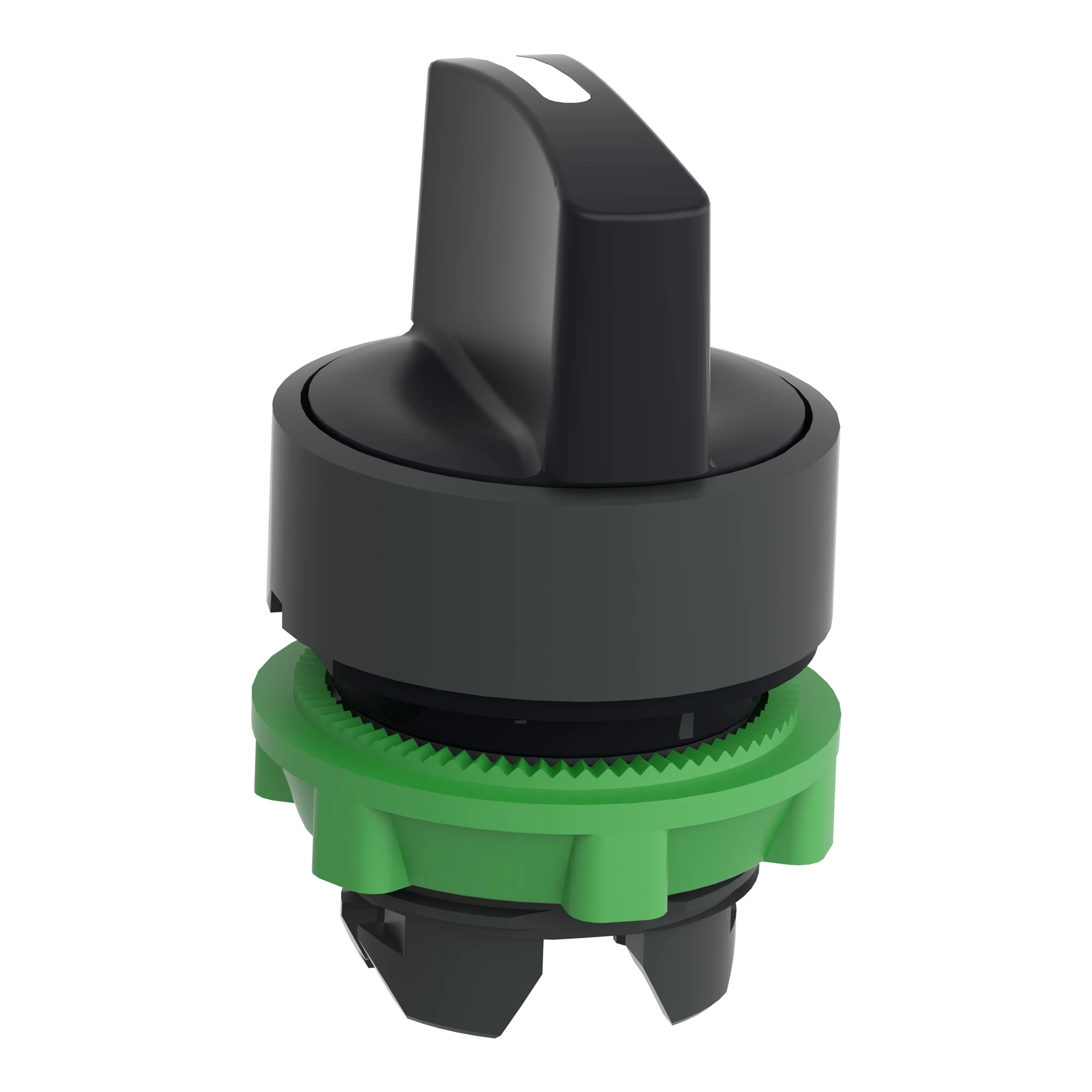 Schneider Electric ZB5AD5TQ Selector switch, front element, Harmony XB5, plastic, 22mm, black, 3 positions, center detent, bulk packaging (img_005)