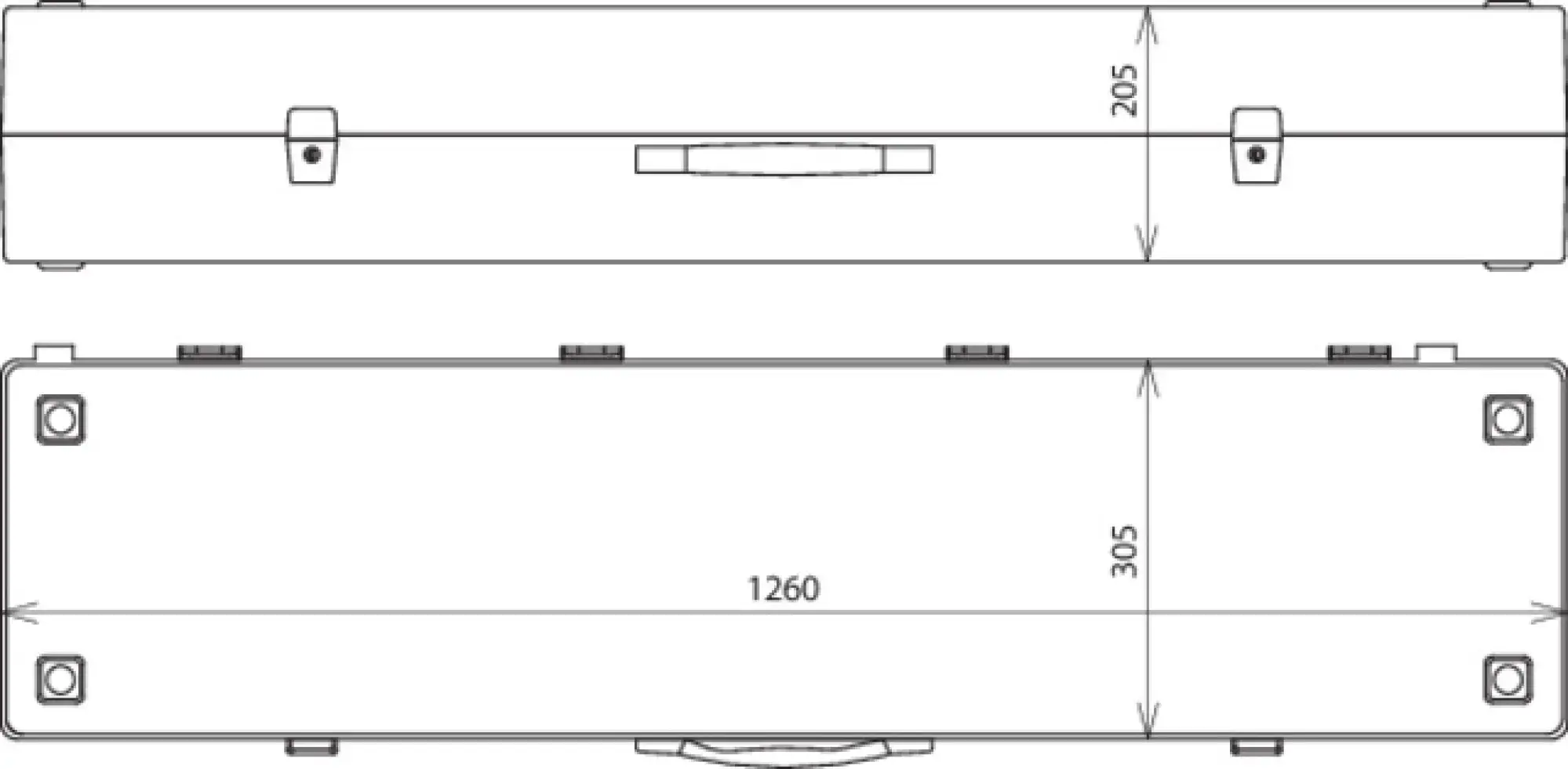 Dehn 785301 GRP case, empty with supporting device for MS dry cleaning set (img_002)