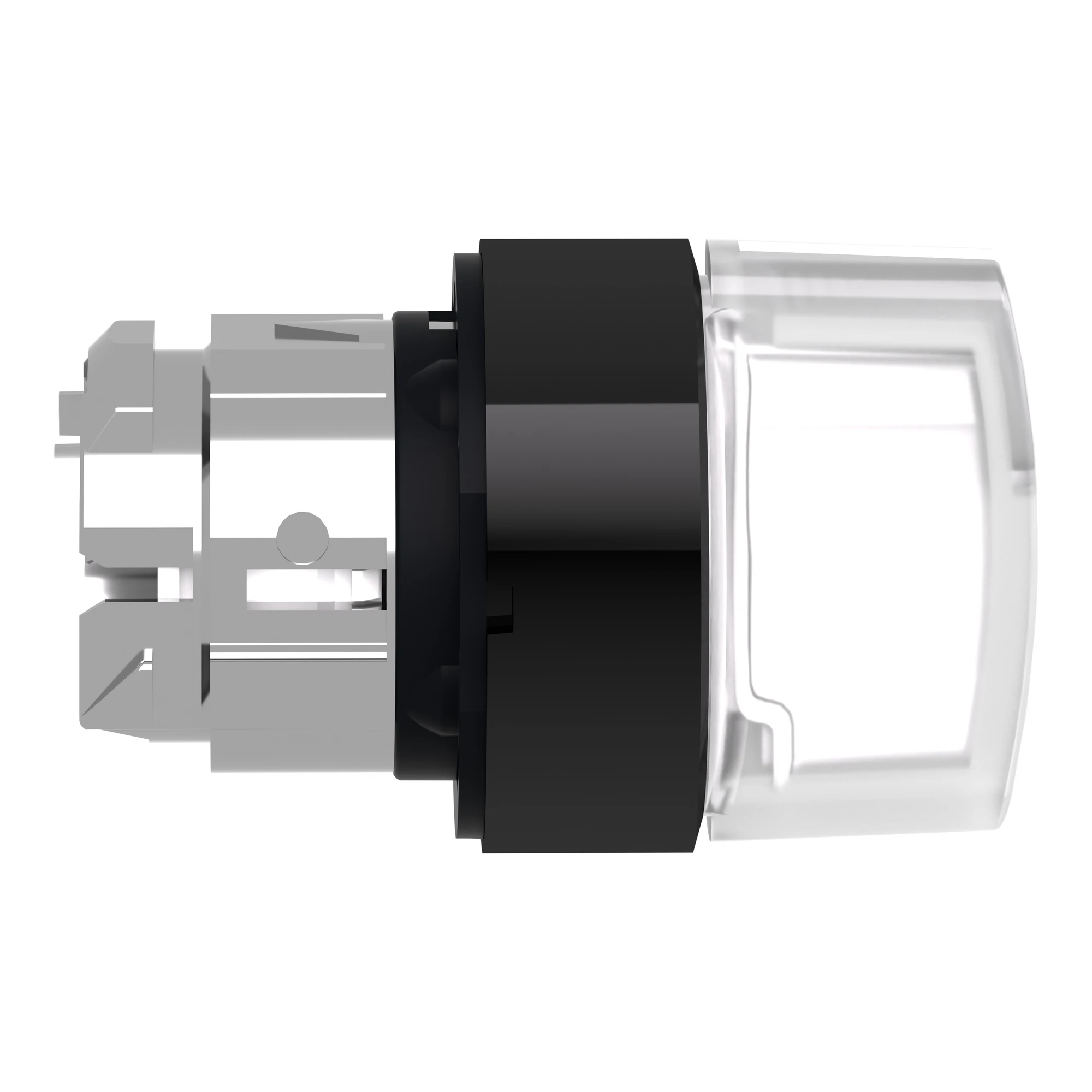 Schneider Electric ZB4BK13137 Illuminated Selector Switch, Front Element, Harmony XB4, Black Metal, 22mm, White, for Universal LED, 3 Positions, Latching (img_006)