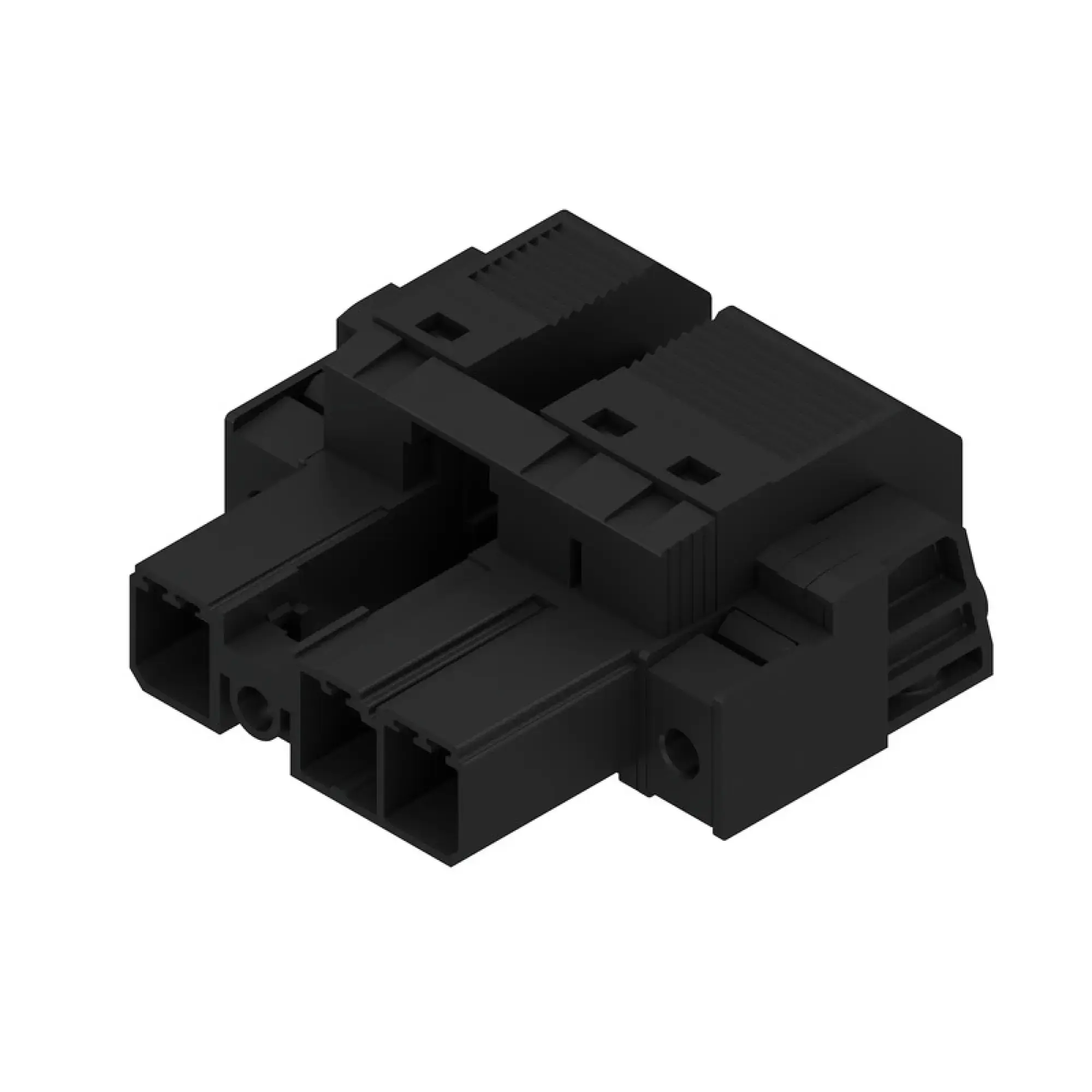 Weidmüller 1429940000 PCB connector (wire connection), 800 V, 57 A, Pitch in mm: 7.62, 10 mm², Number of poles: 3, PUSH IN without actuator, Tension-clamp connection, Box (img_001) Weidmüller 1429940000 PCB connector (wire connection), 800 V, 57 A, Pitch in mm: 7.62, 10 mm², Number of poles: 3, PUSH IN without actuator, Tension-clamp connection, Box (img_001)