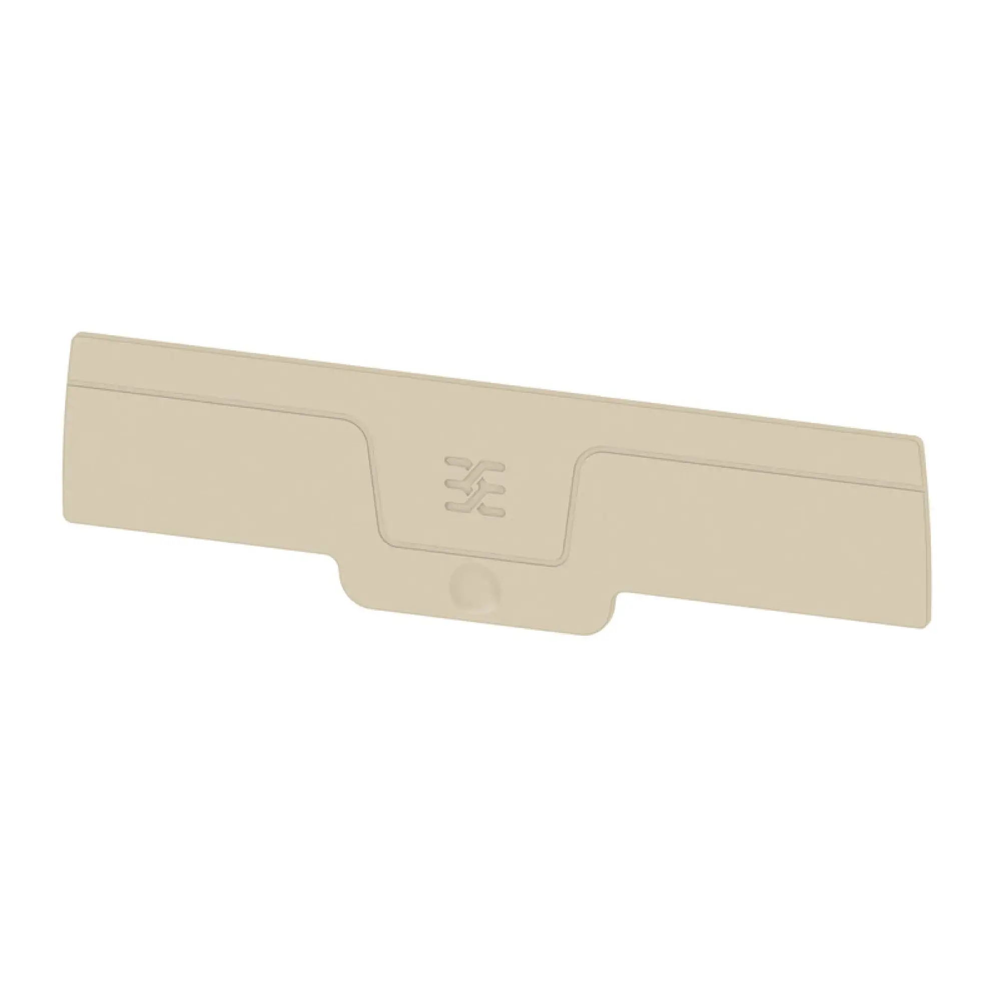 Weidmüller 2898180000 End and partition plate for terminals, dark beige, Height: 77.9 mm, Width: 2.1 mm, V-0, Wemid (img_001)