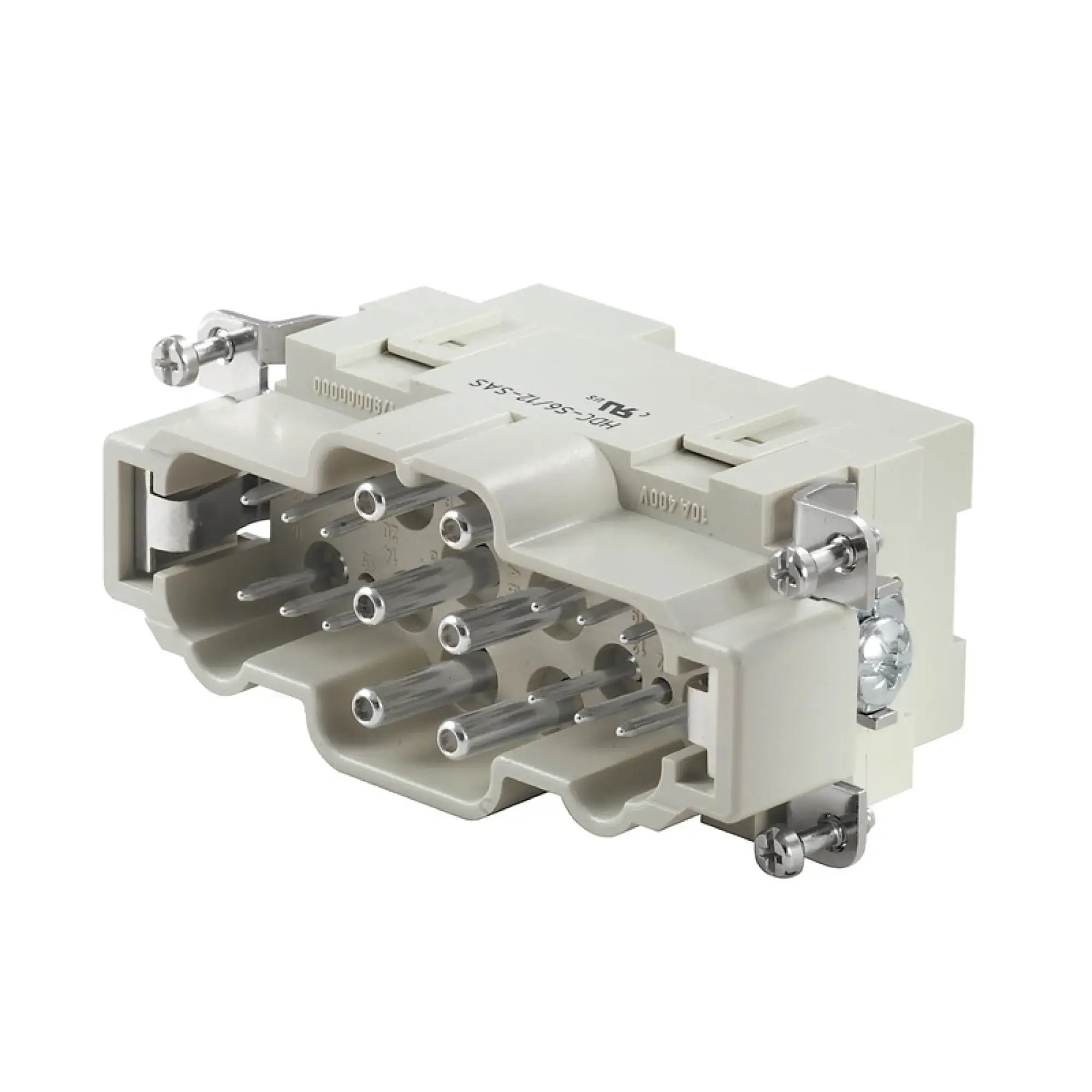 Weidmüller 1790000000 Contact insert (industry plug-in connectors), Male, 690 V, 48 A, Number of poles: 18, Axial screw connection, Size: 6 (img_001)