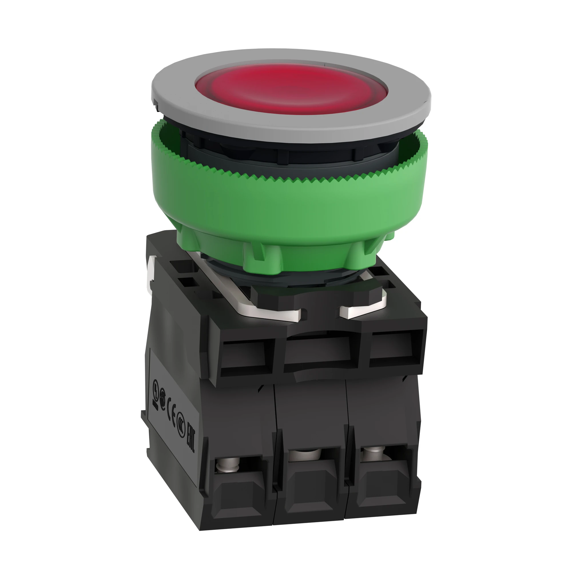 Schneider Electric XB5FW34G5C0 Illuminated Pushbutton, Harmony XB5F, Plastic, Antimicrobial, Light Grey, Red, 30mm, Universal LED, 1NO + 1NC, 110-120V AC (img_005) Schneider Electric XB5FW34G5C0 Illuminated Pushbutton, Harmony XB5F, Plastic, Antimicrobial, Light Grey, Red, 30mm, Universal LED, 1NO + 1NC, 110-120V AC (img_005)